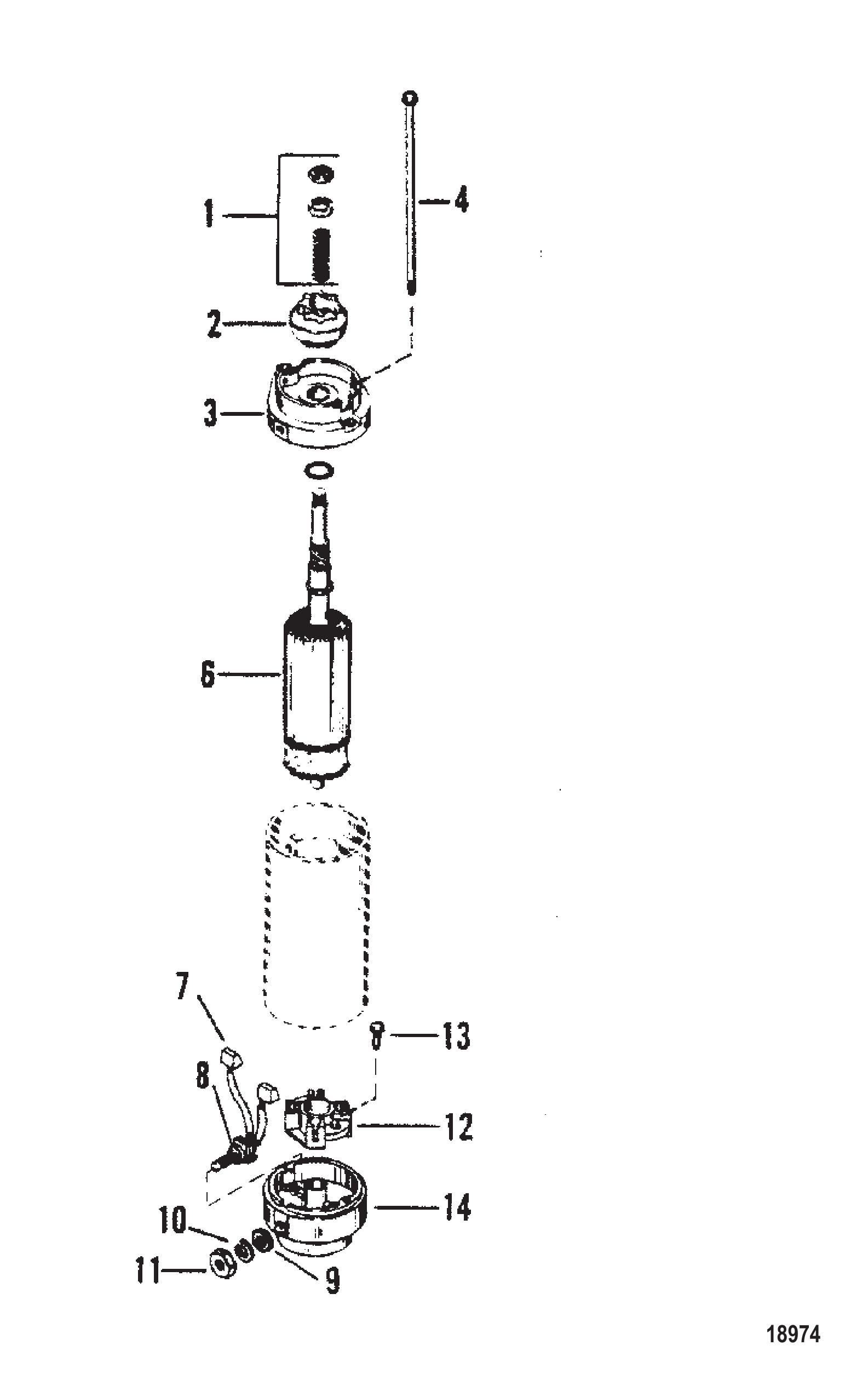 启动电机(美国博世10652-21-M030SM) Starter Motor (American Bosch #10652-21-M030SM)