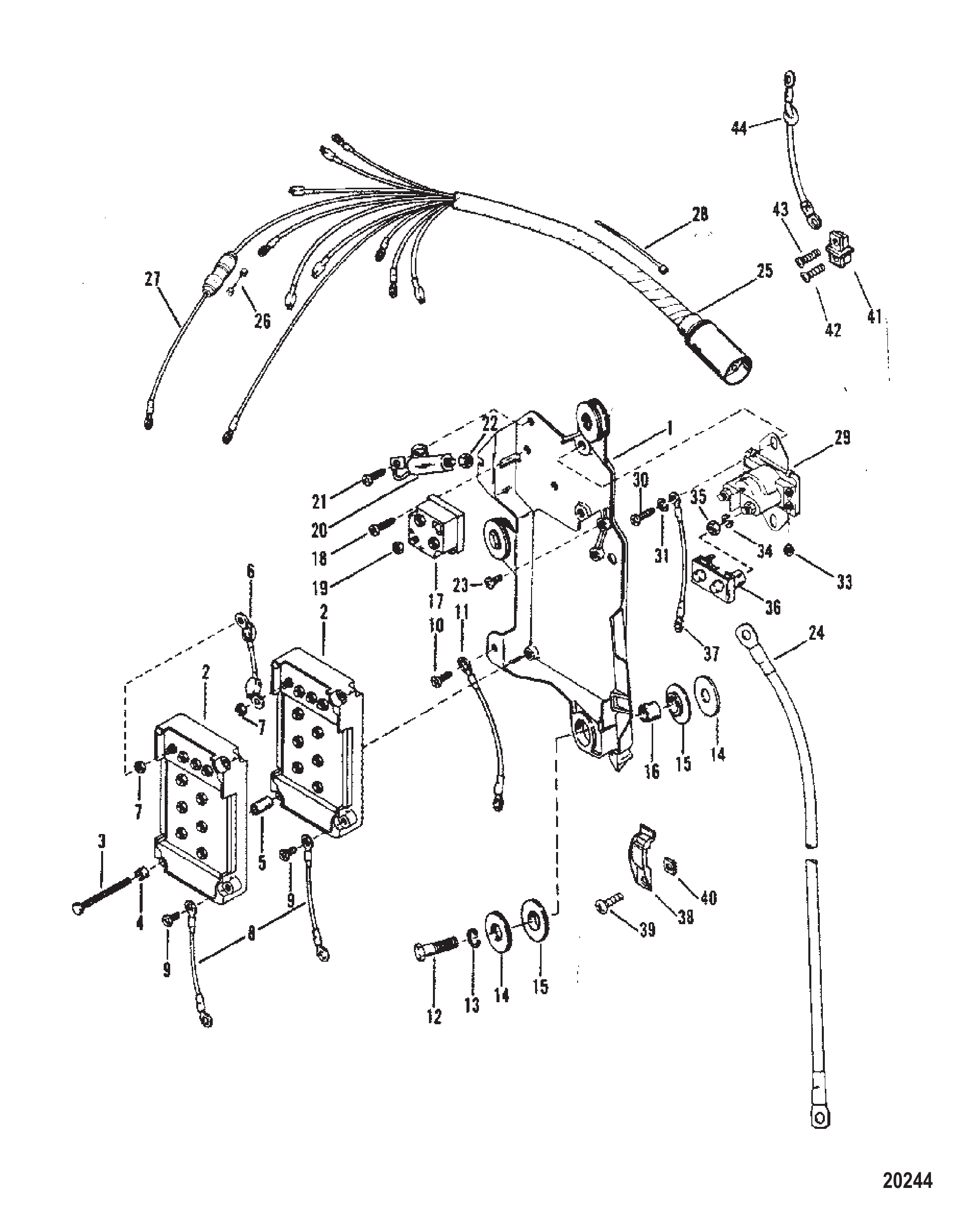 线束、启动电磁阀及整流器 Wiring Harness, Starter Solenoid and Rectifier