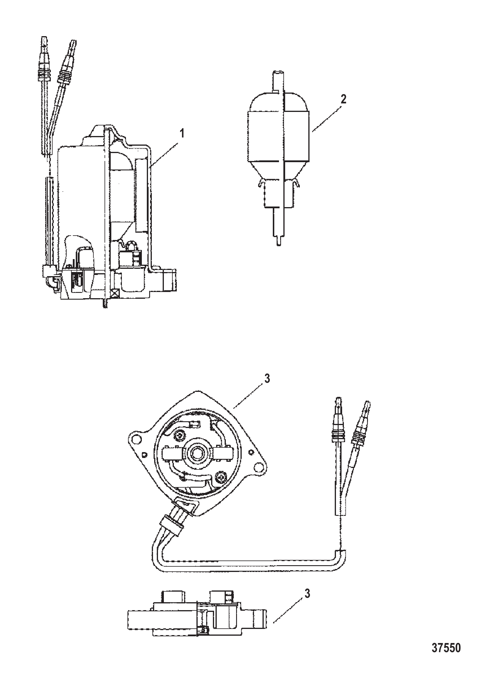 动力升降倾斜电机 Power Trim Motor