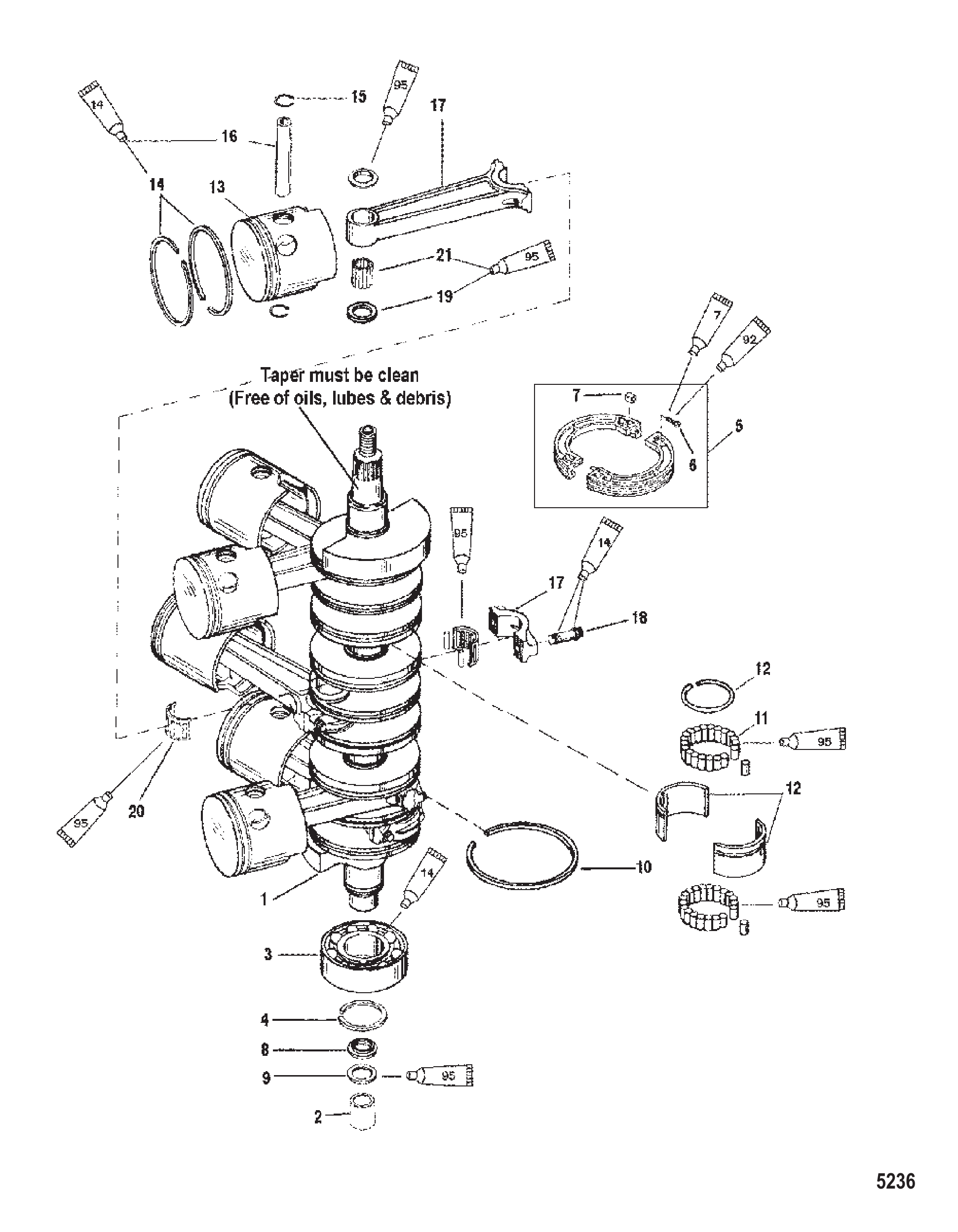 曲轴、活塞及连杆 Crankshaft, Pistons and Connecting Rods