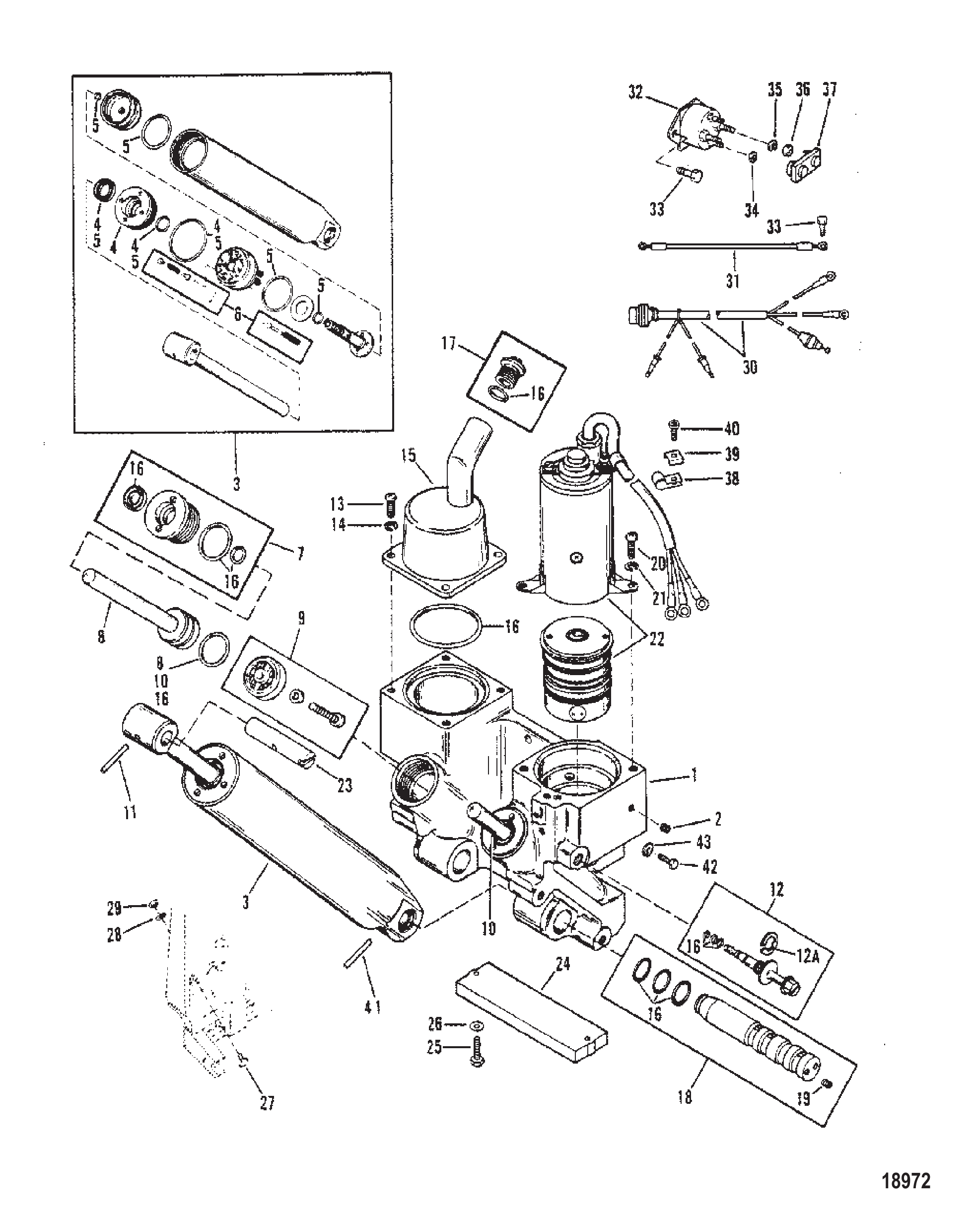 动力升降倾斜组件 Power Trim Components