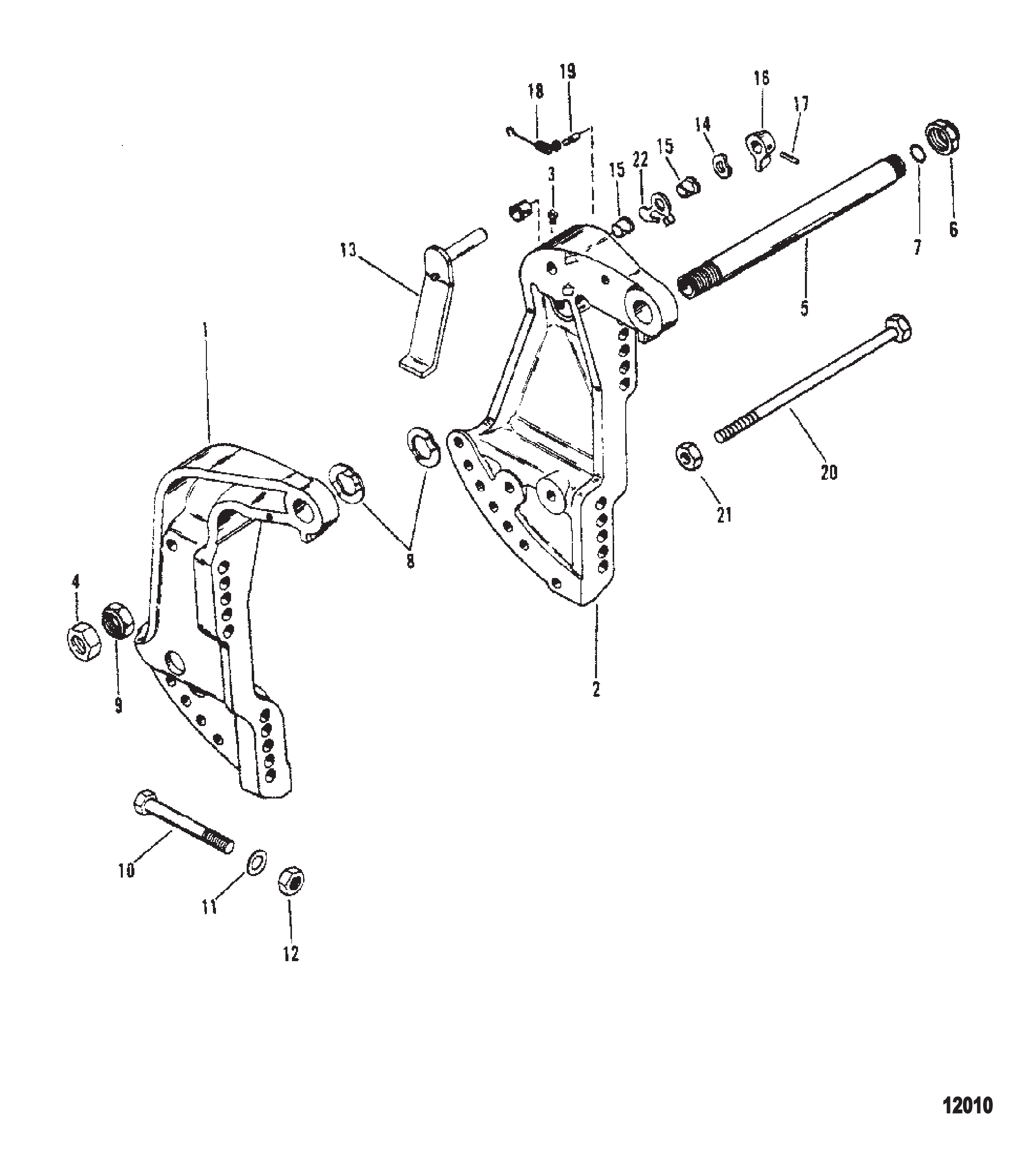 艉板支架 Transom Brackets