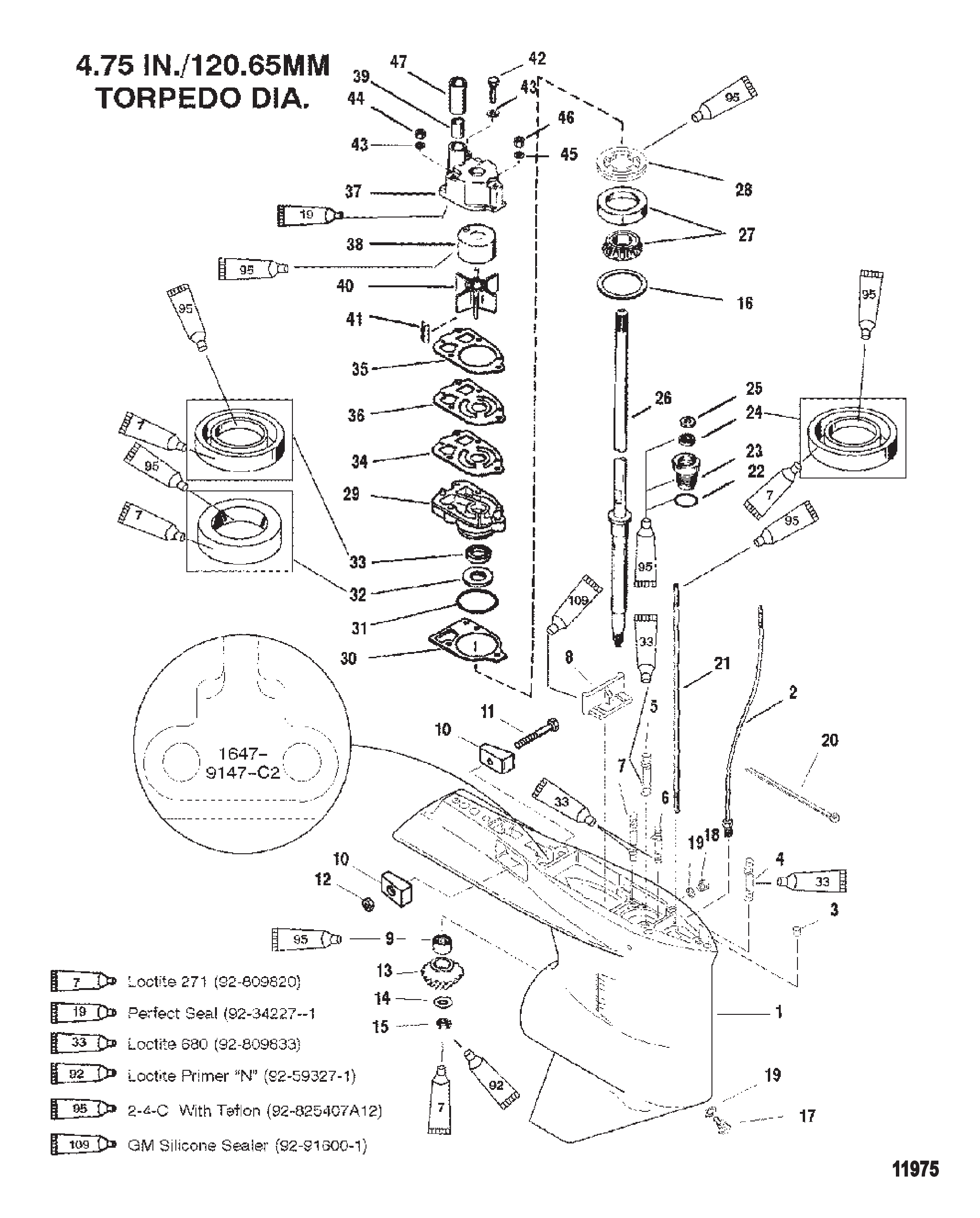 Gear Housing (Driveshaft-Standard-S/N-0G438000 &amp; Up)