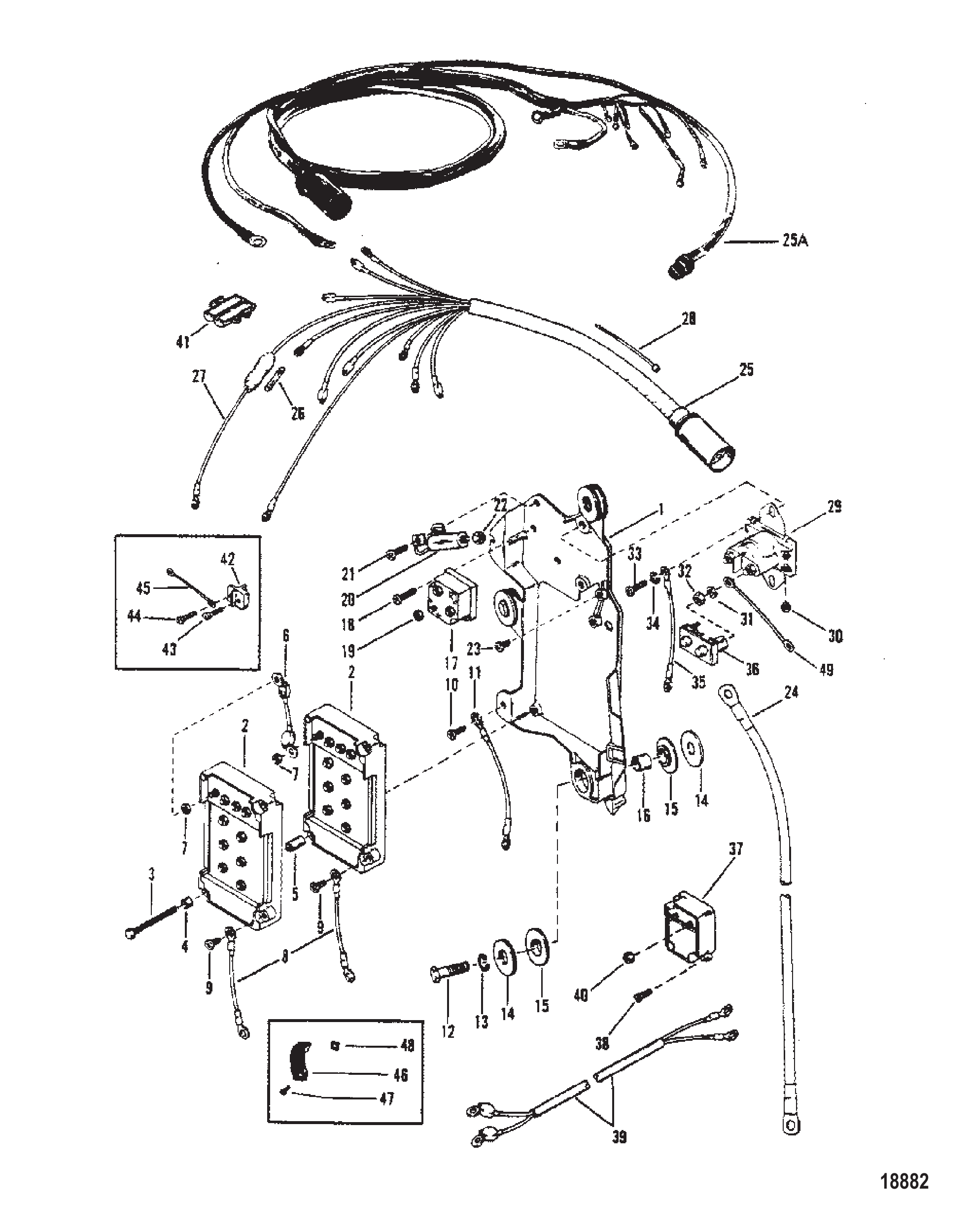 线束、启动电磁阀及整流器 Wiring Harness, Starter Solenoid and Rectifier