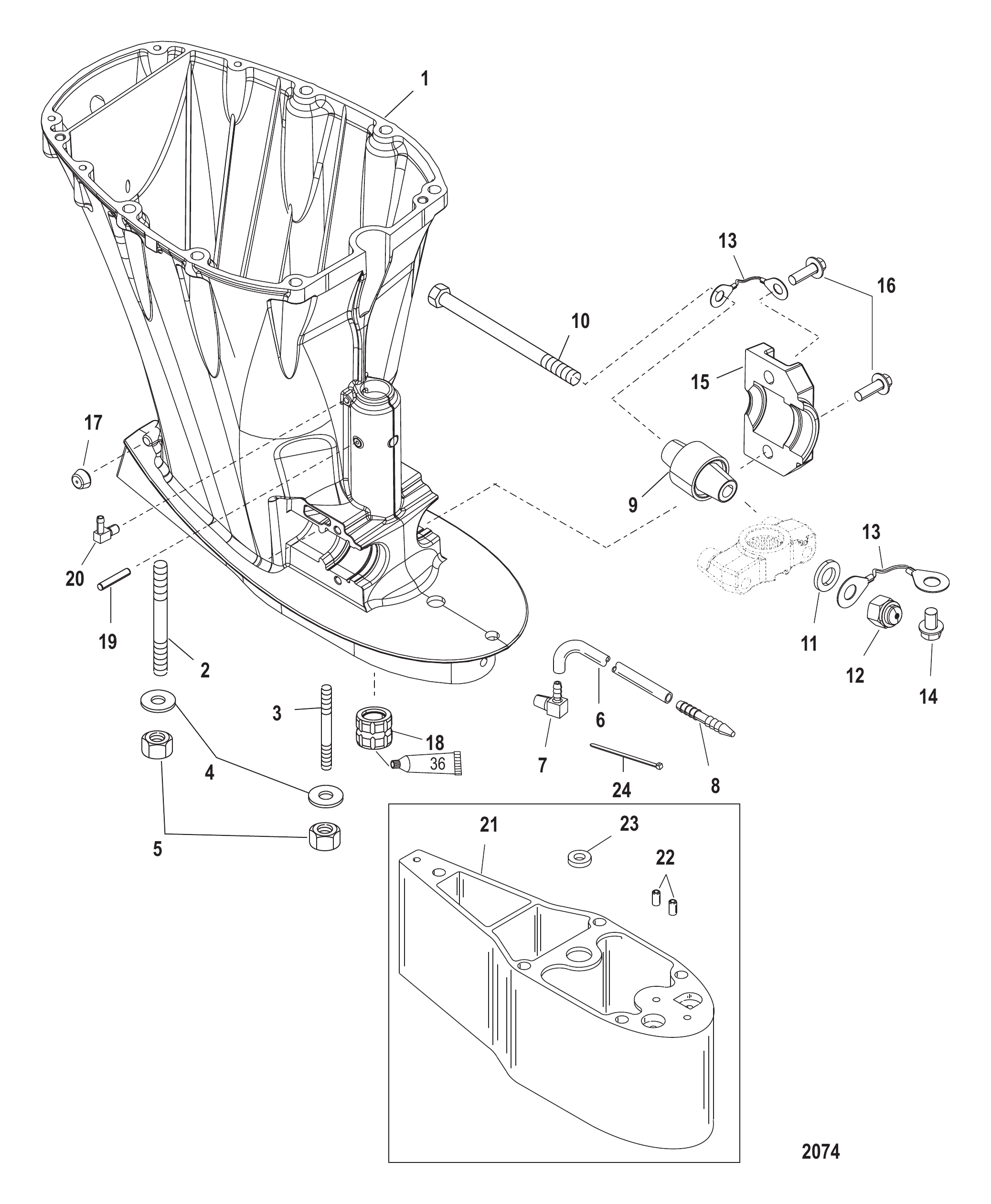 驱动轴壳体 Driveshaft Housing