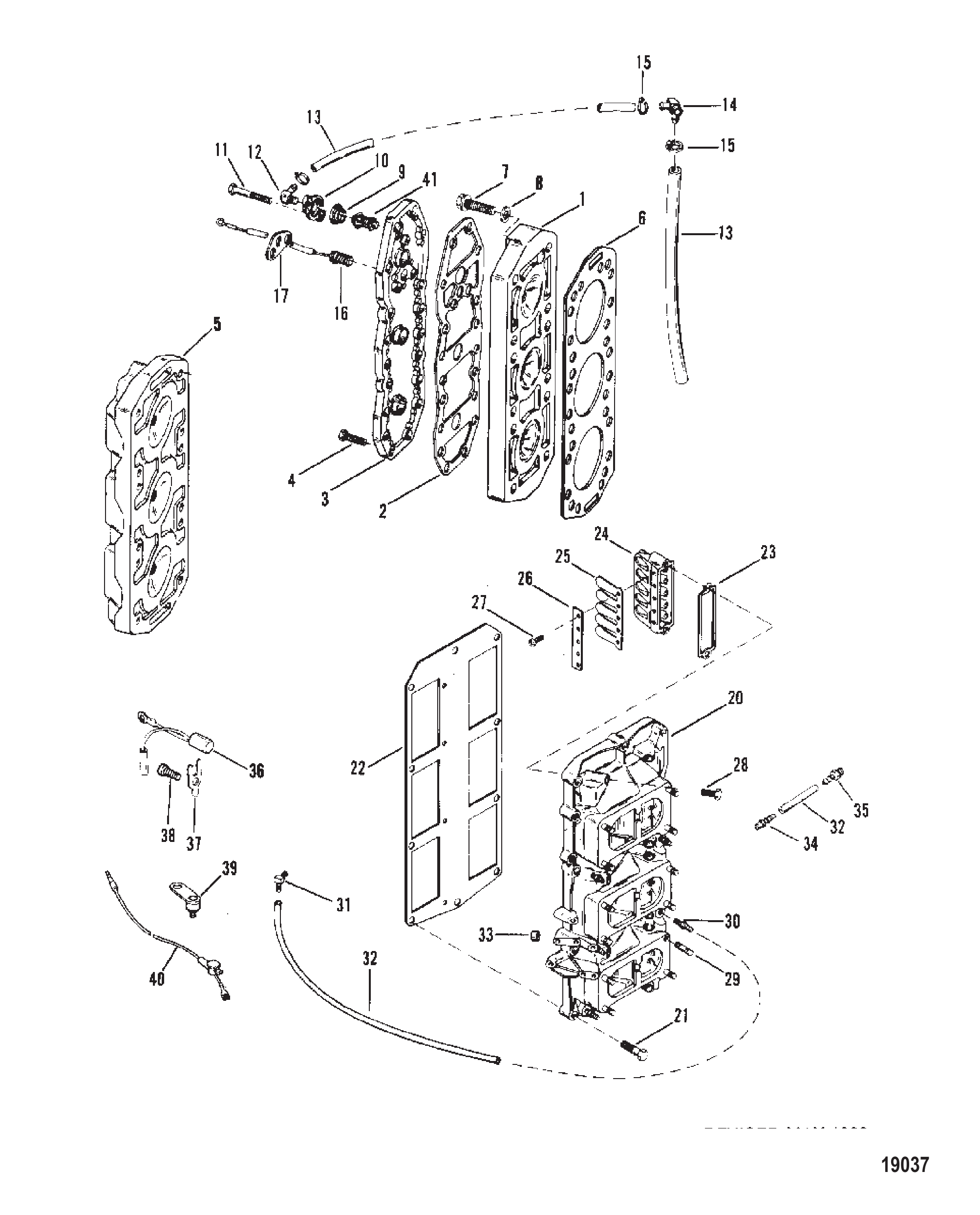 簧片阀组与气缸盖 Reed Block And Cylinder Head