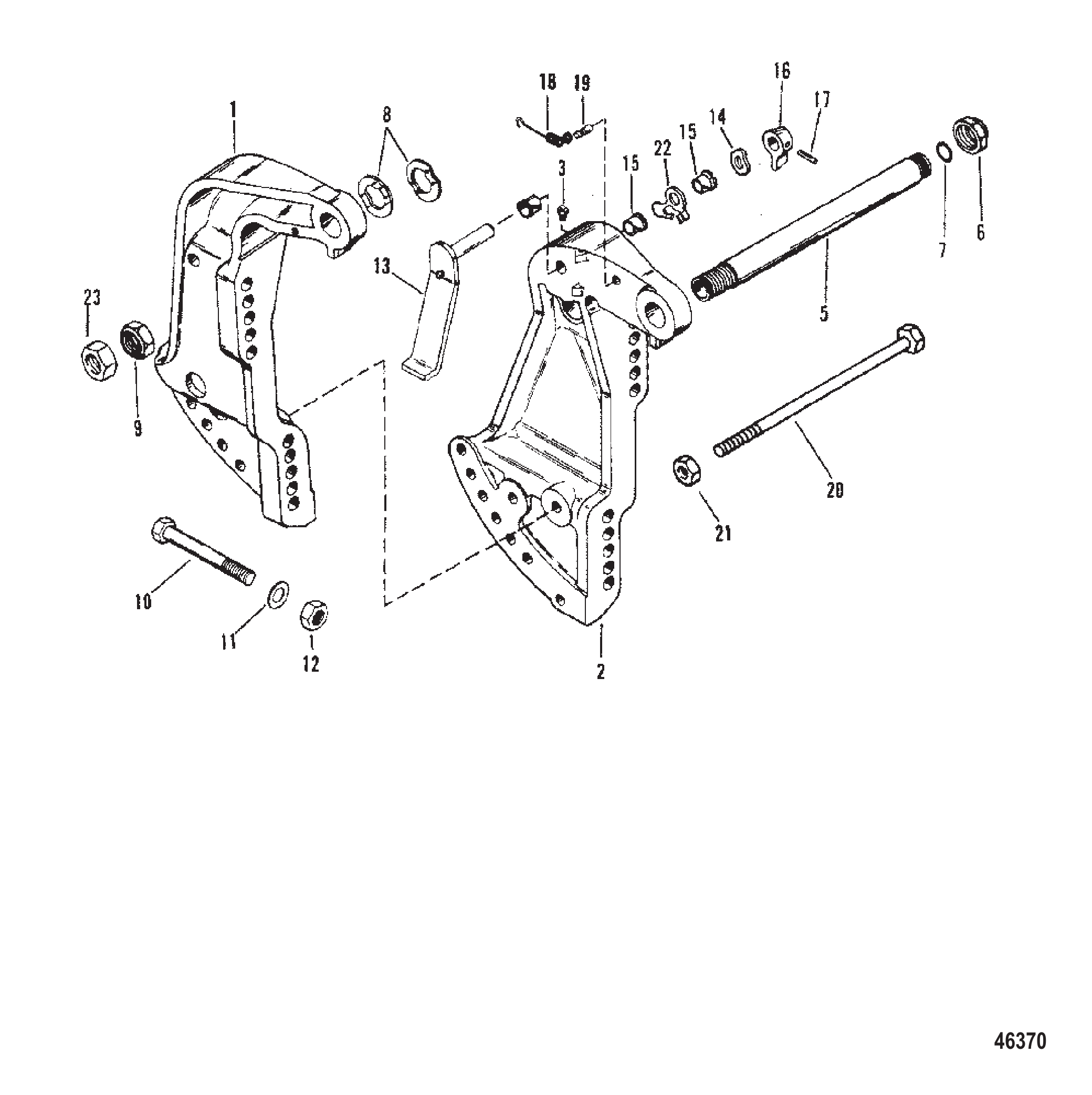 艉板支架 Transom Brackets