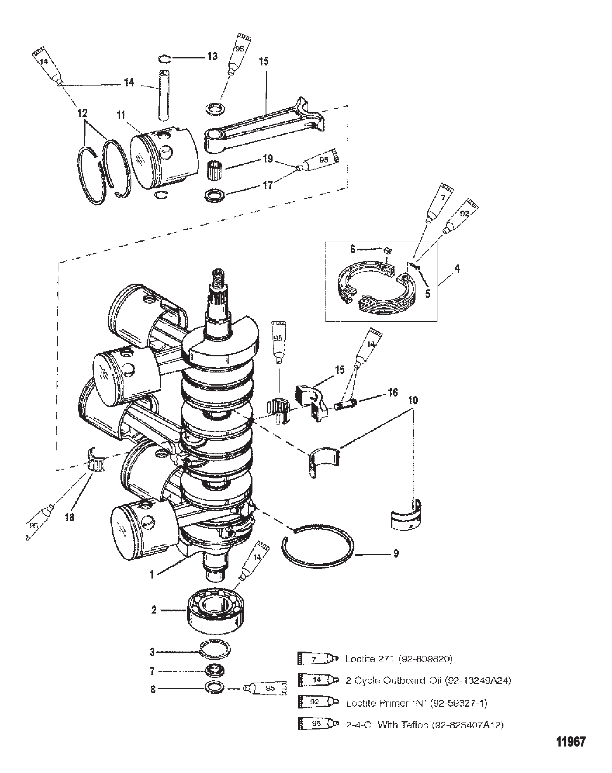 曲轴活塞与连杆 Crankshaft Pistons And Connecting Rods