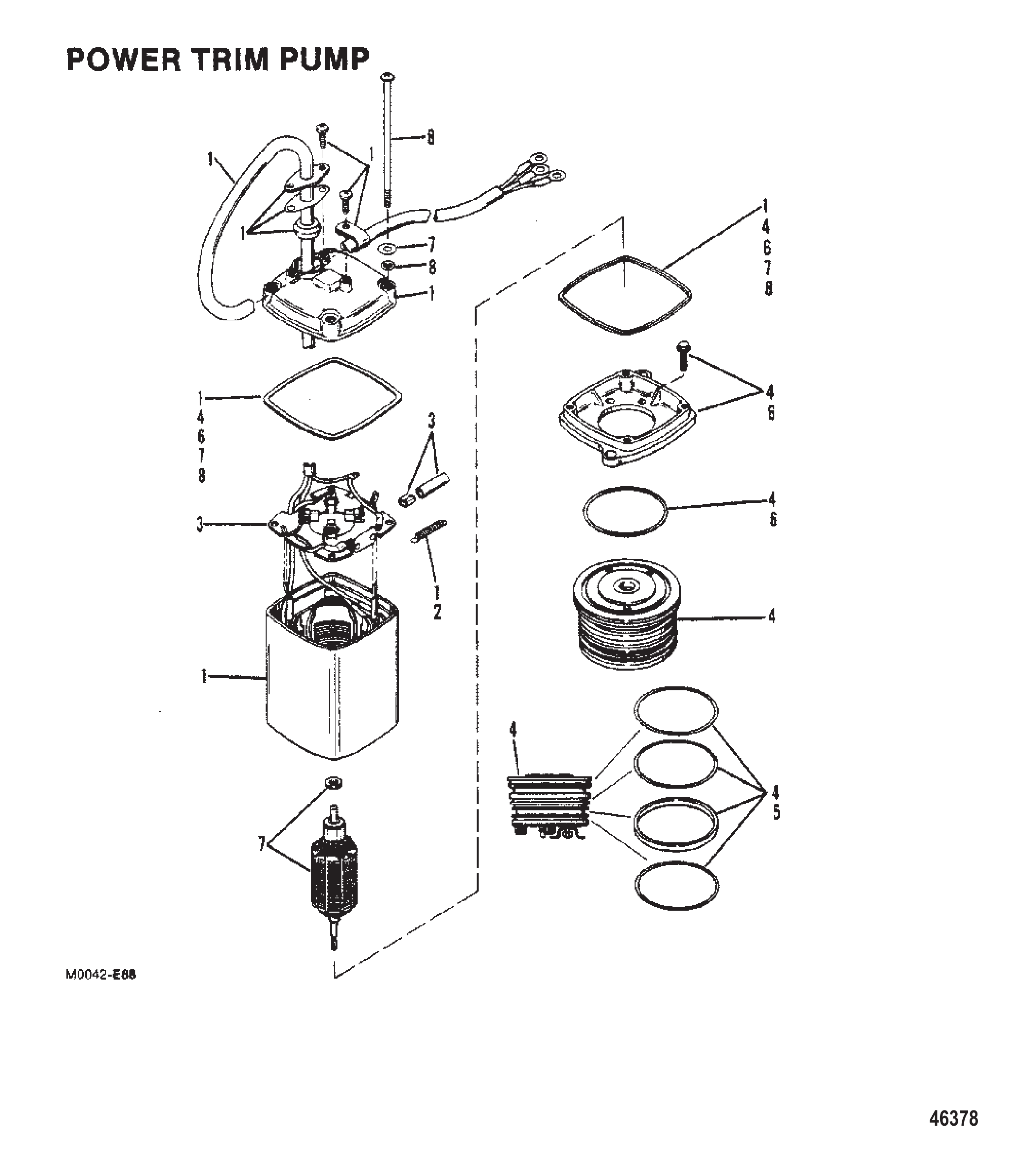 动力升降倾斜泵 Power Trim Pump