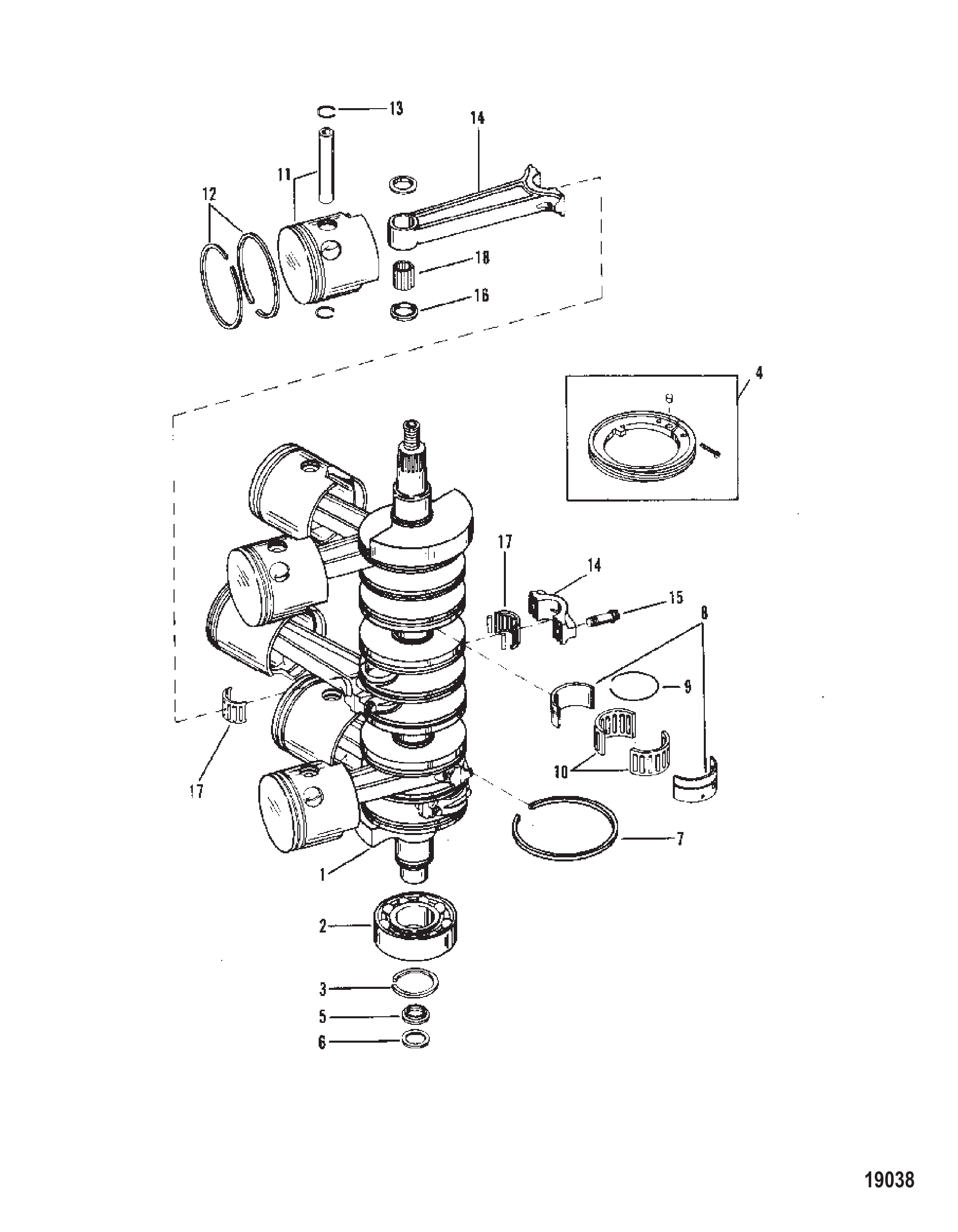 曲轴、活塞与连杆 CRANKSHAFT, PISTONS AND CONNECTING RODS