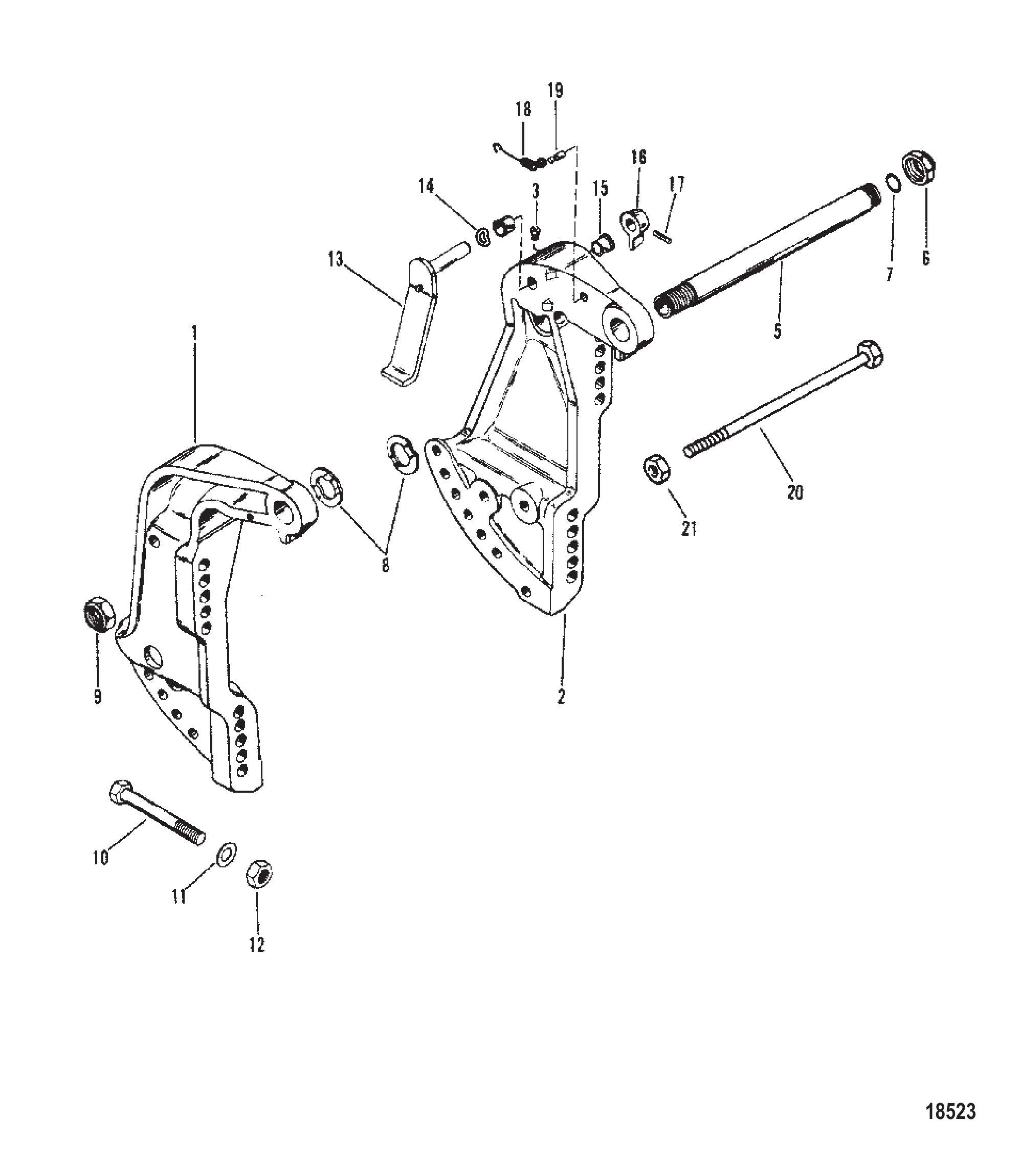 艉板支架 Transom Brackets