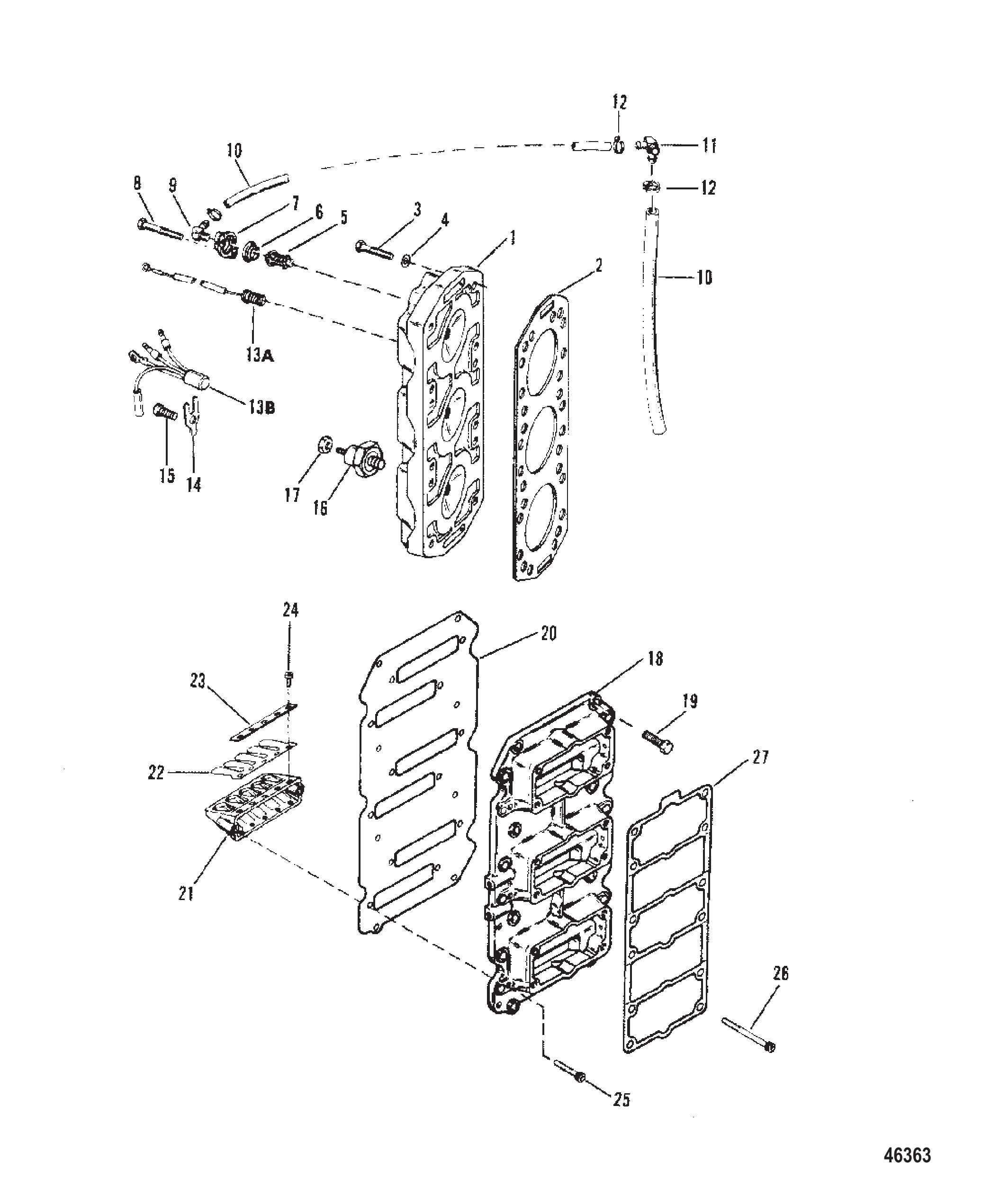 簧片阀组与气缸盖 Reed Block and Cylinder Head