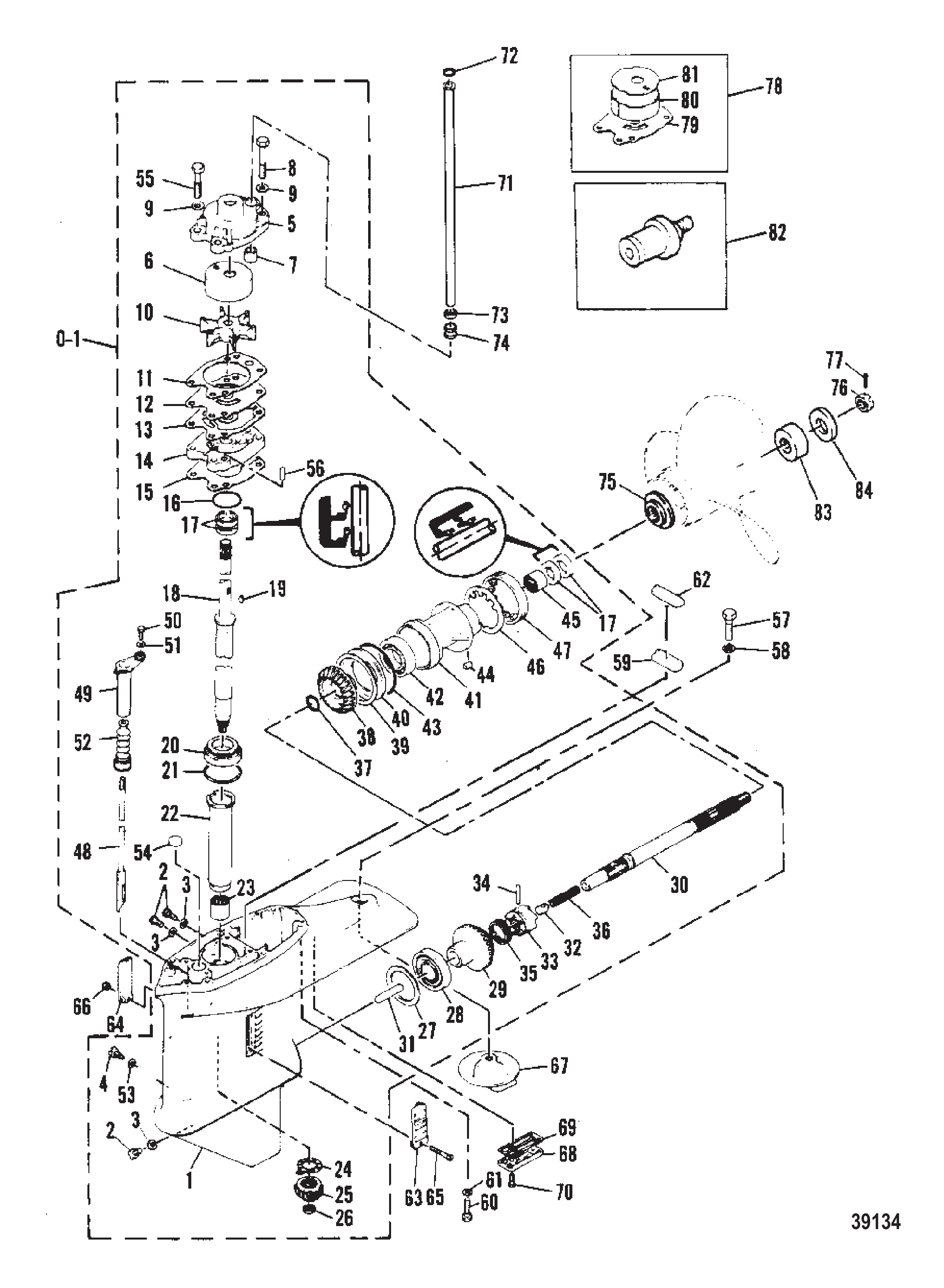 GEARHOUSING ASSEMBLY
