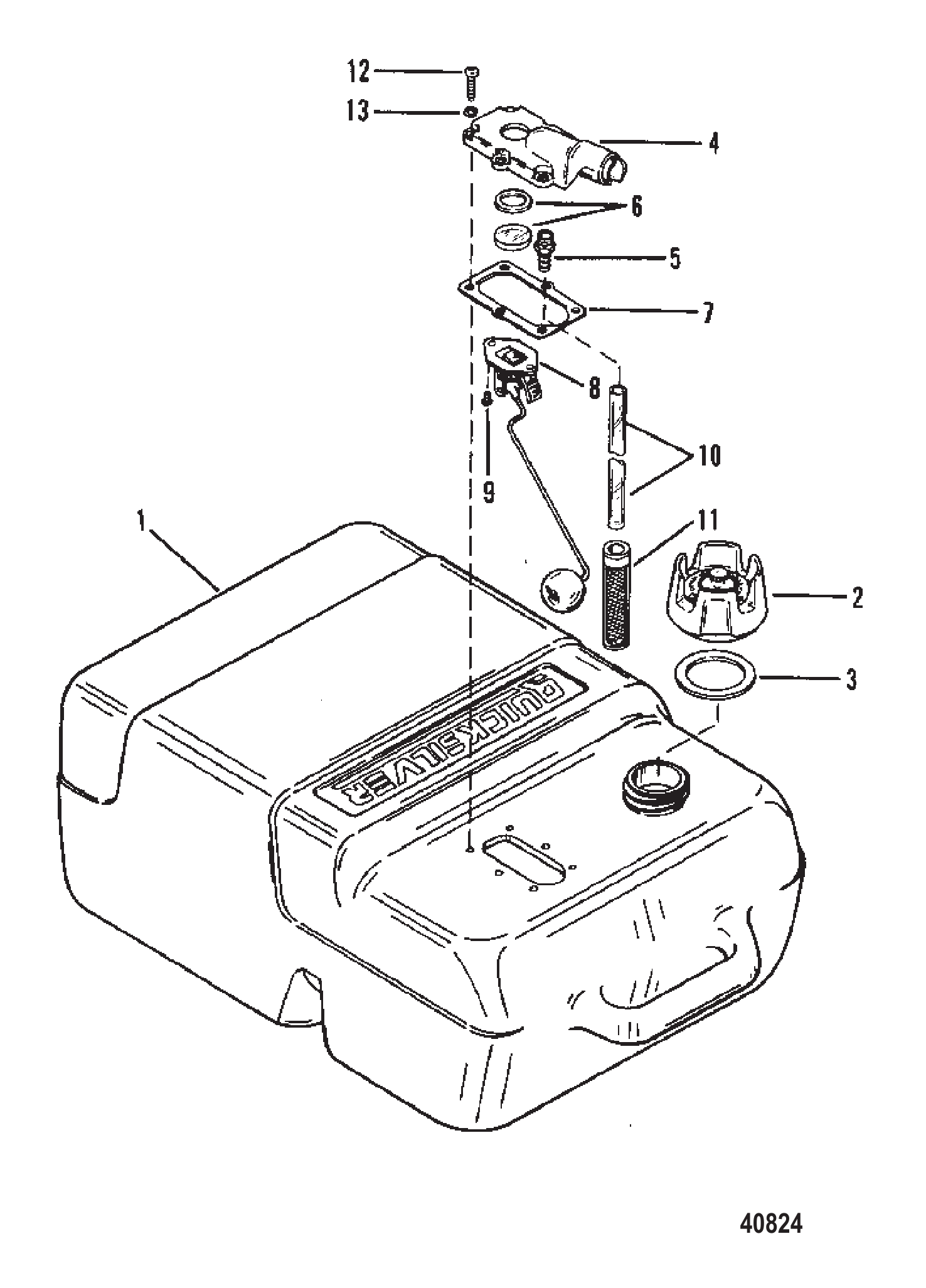 燃油箱（塑料） FUEL TANK (PLASTIC)