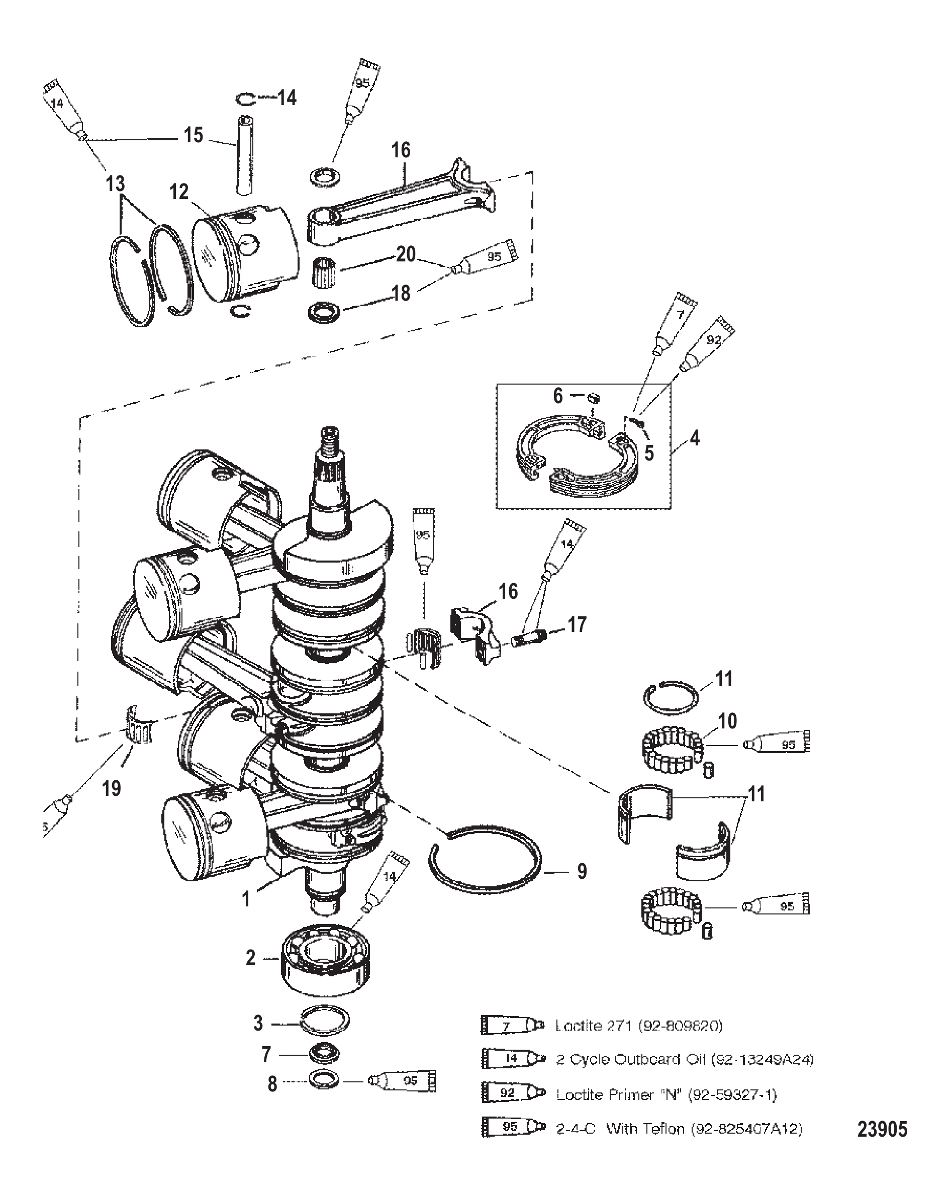 曲轴、活塞与连杆 CRANKSHAFT, PISTONS AND CONNECTING RODS
