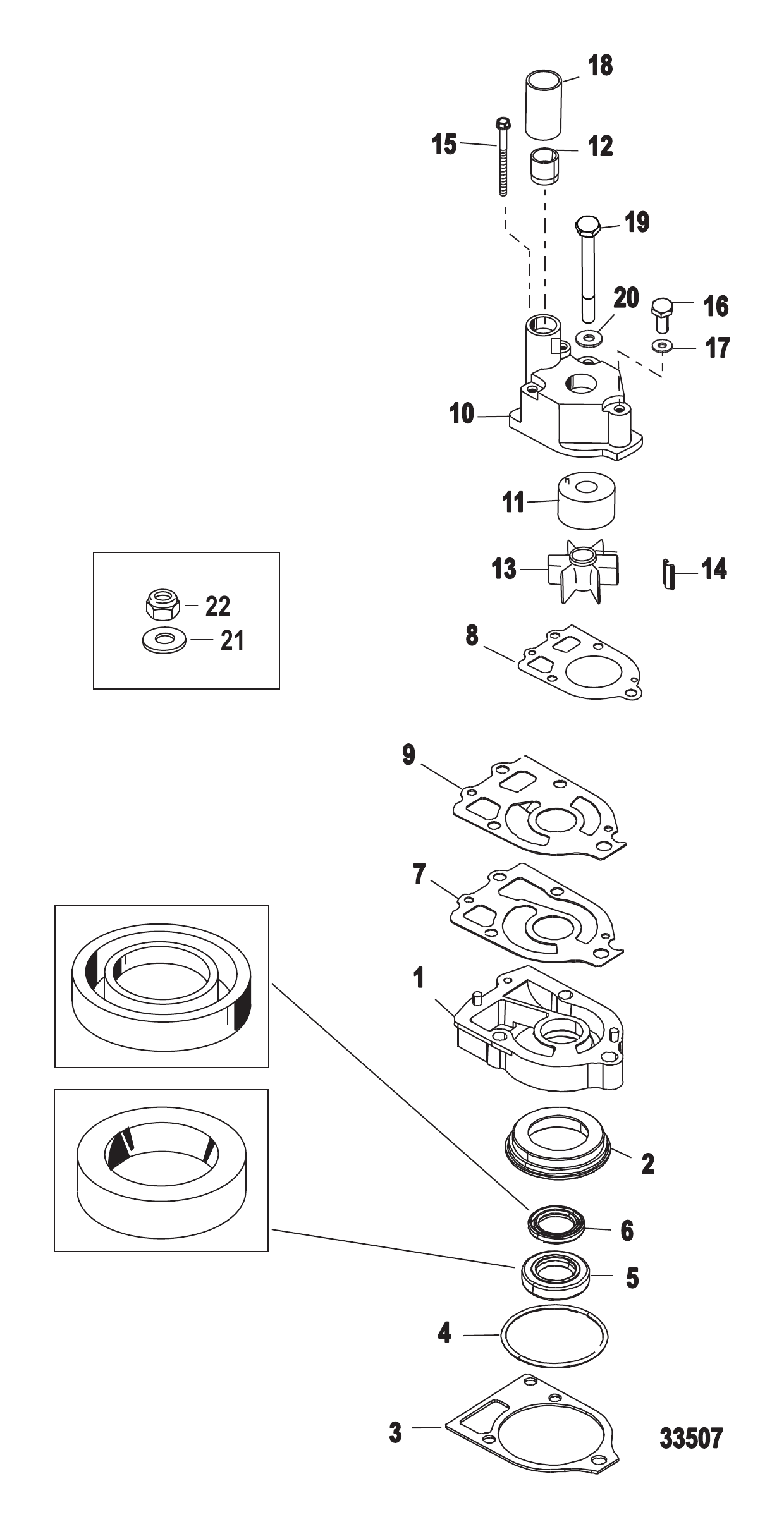 水泵套件(喷射型) Water Pump Kit Jet