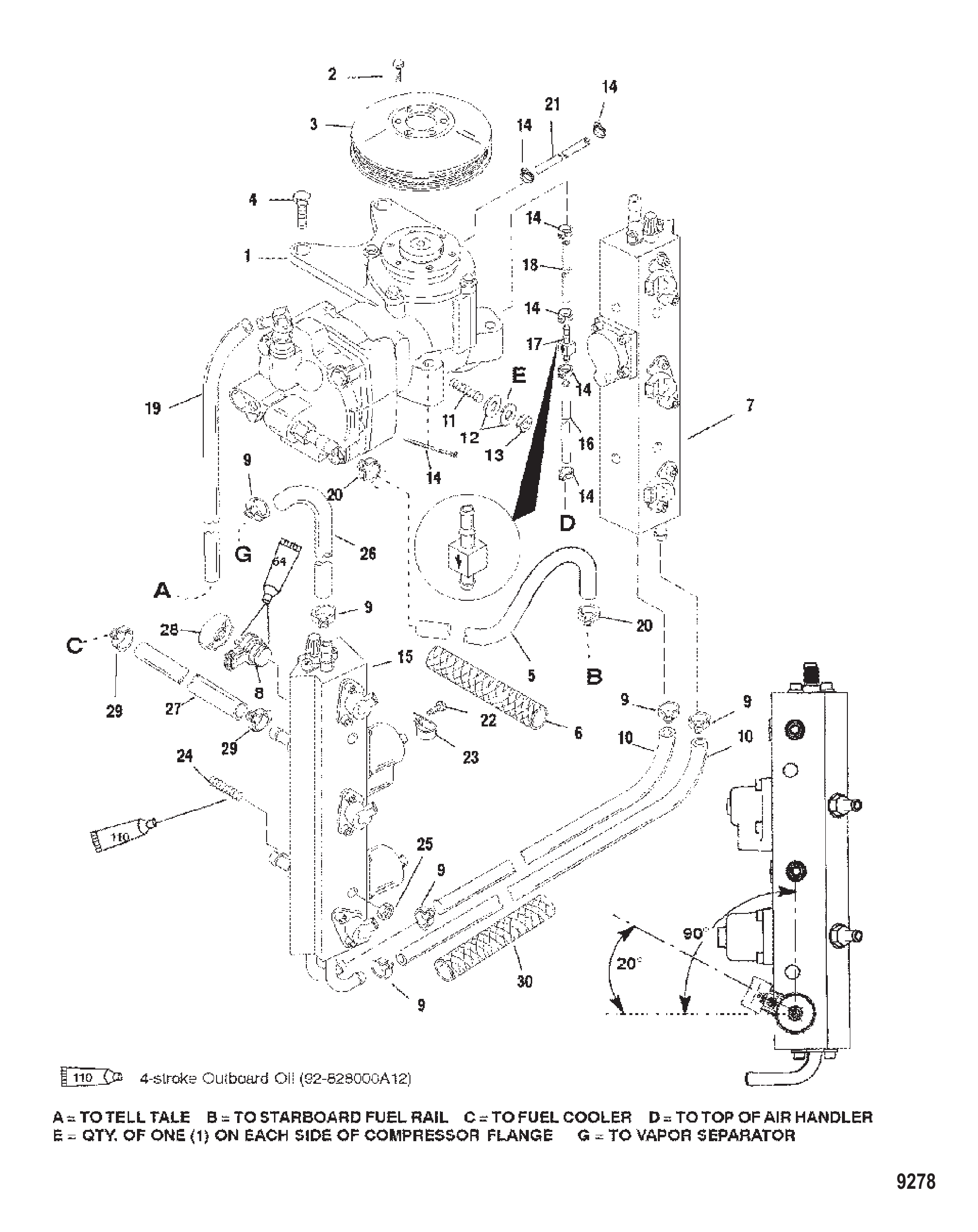 齿轮箱（驱动轴）（反向旋转） GEAR HOUSING (DRIVESHAFT)(COUNTER ROTATION)
