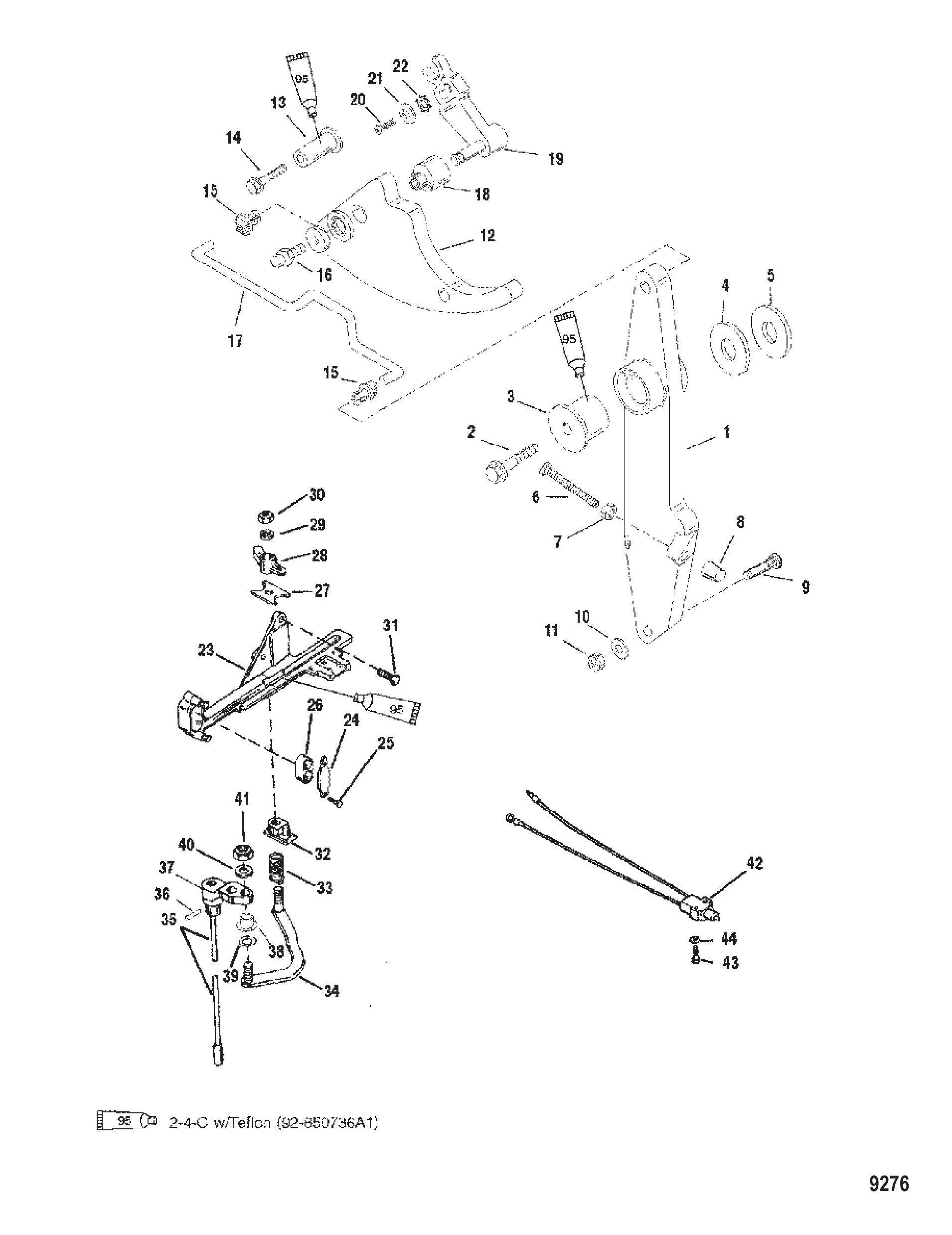 油门杆与换挡轴 Throttle Lever and Shift Shaft