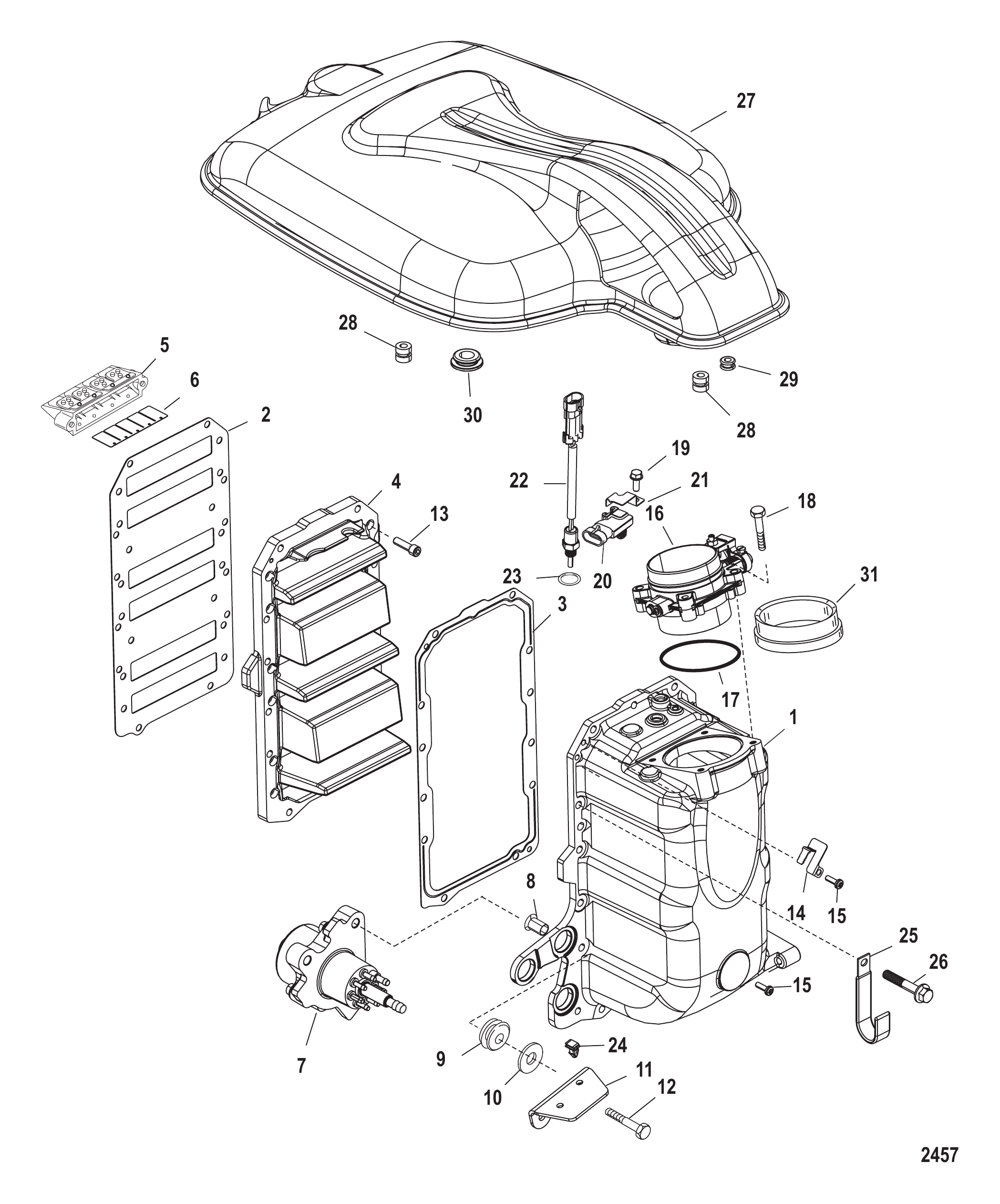 Air Handler Components/Flywheel Cover