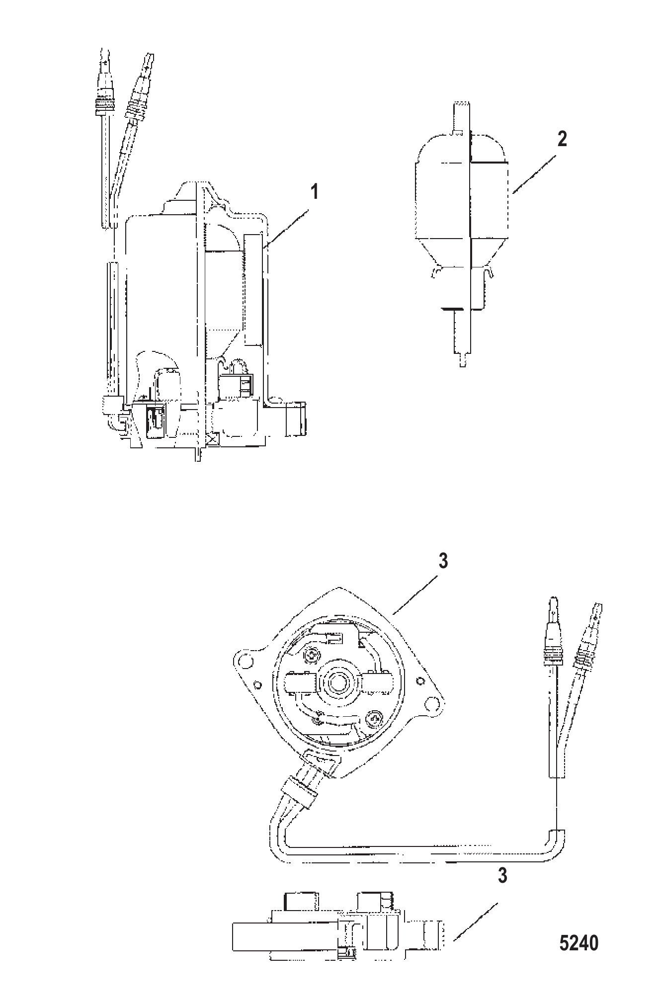 动力升降倾斜电机 Power Trim Motor