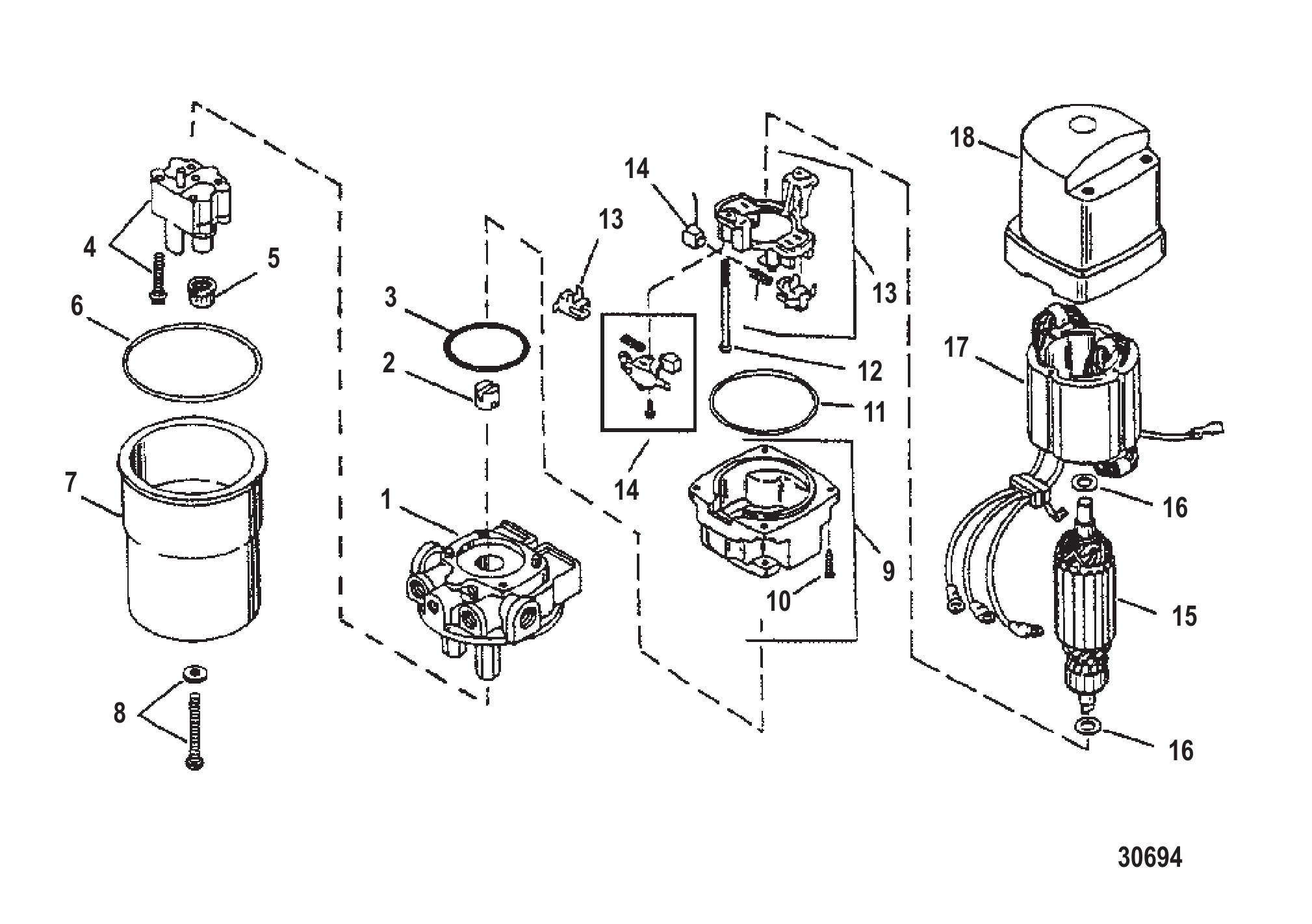 HYDRAULIC PUMP ASSEMBLY