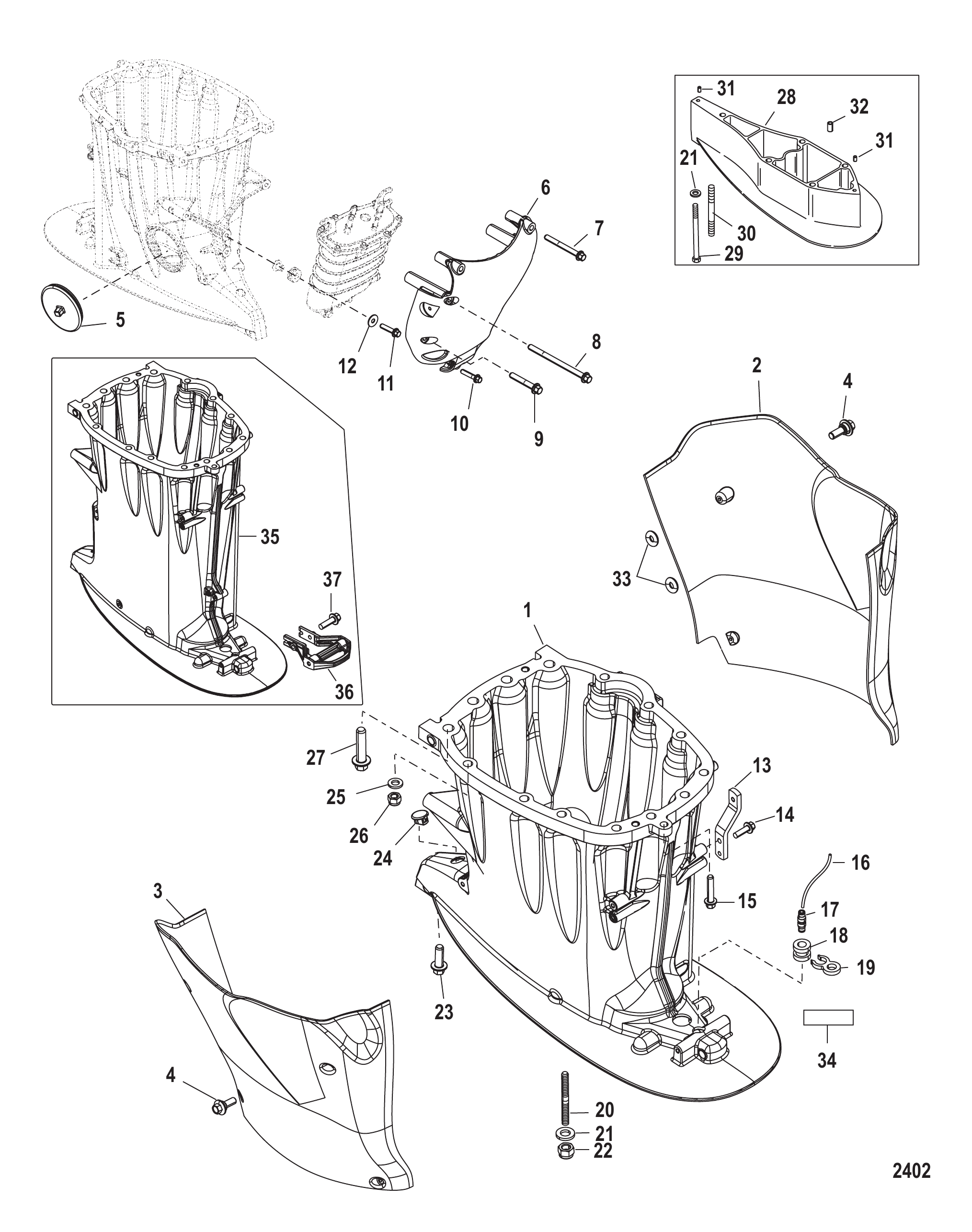 DRIVESHAFT HOUSING