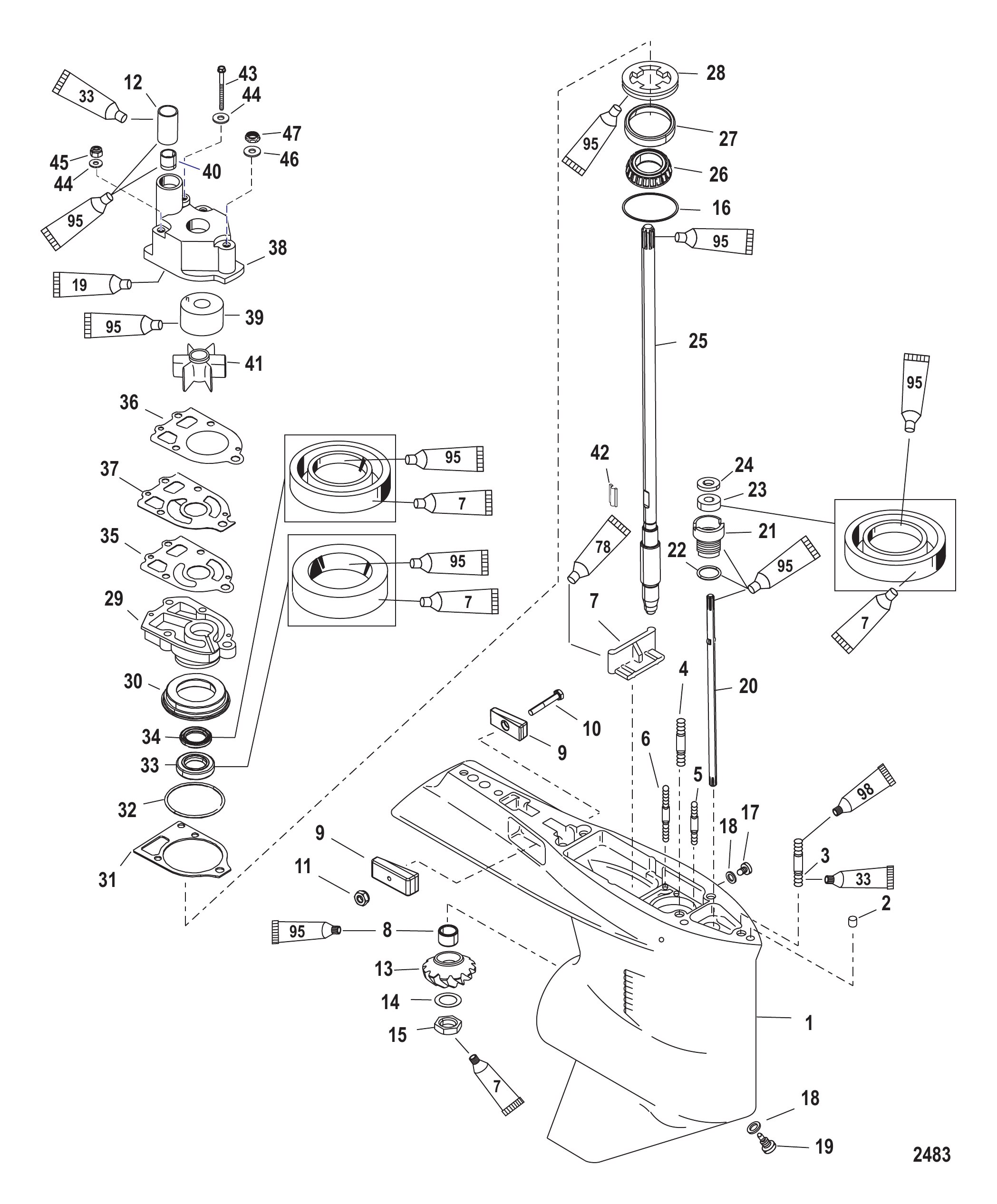 Gear Housing (Driveshaft-Torque Master)
