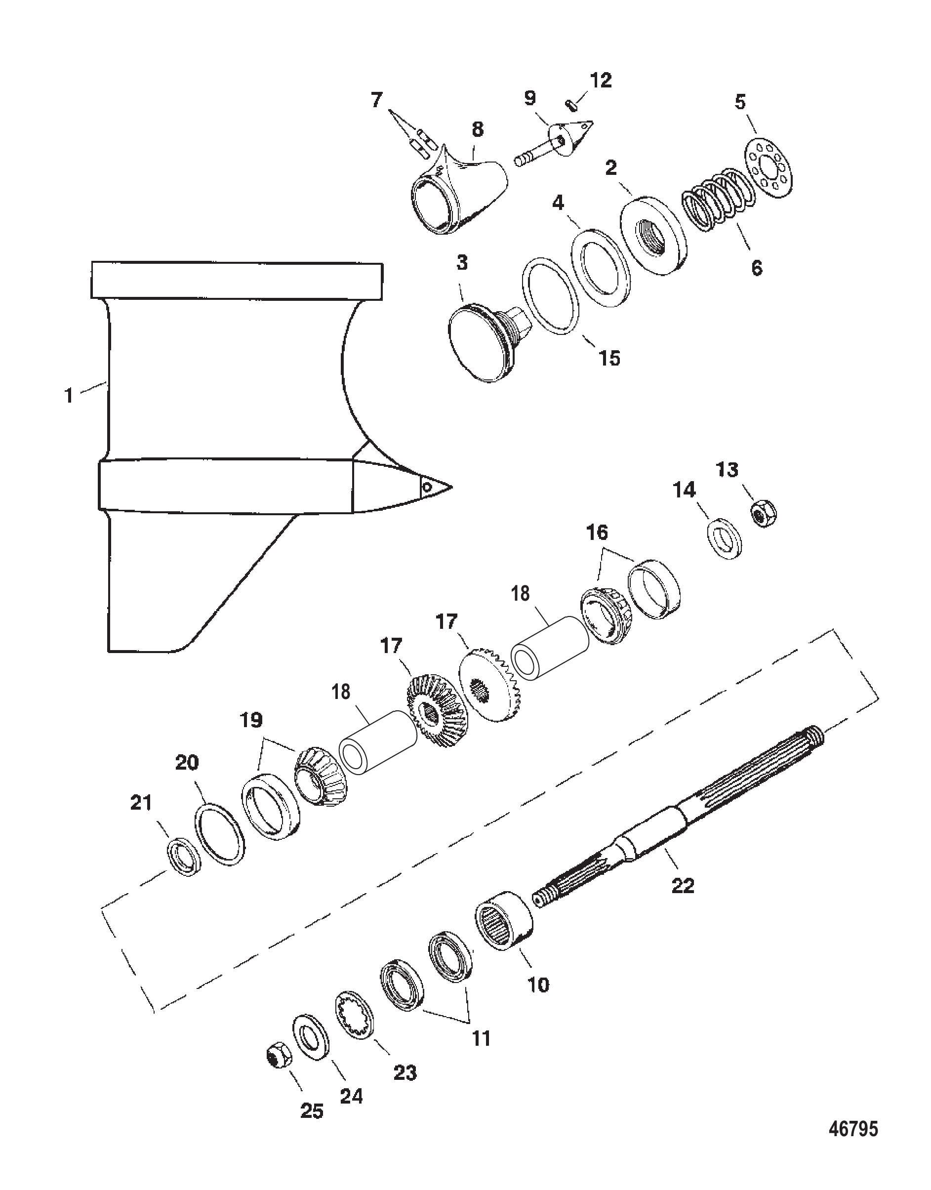 Gear Housing (Prop Shaft)(IV SSM R/L)