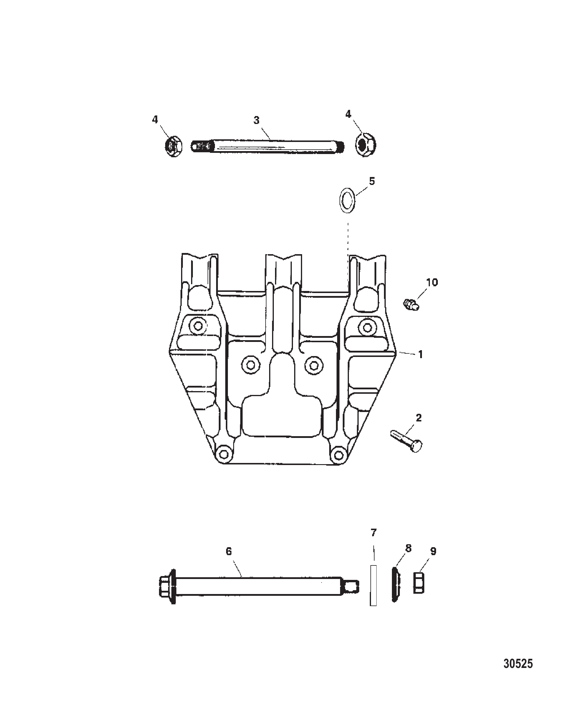 Transom Bracket Assembly