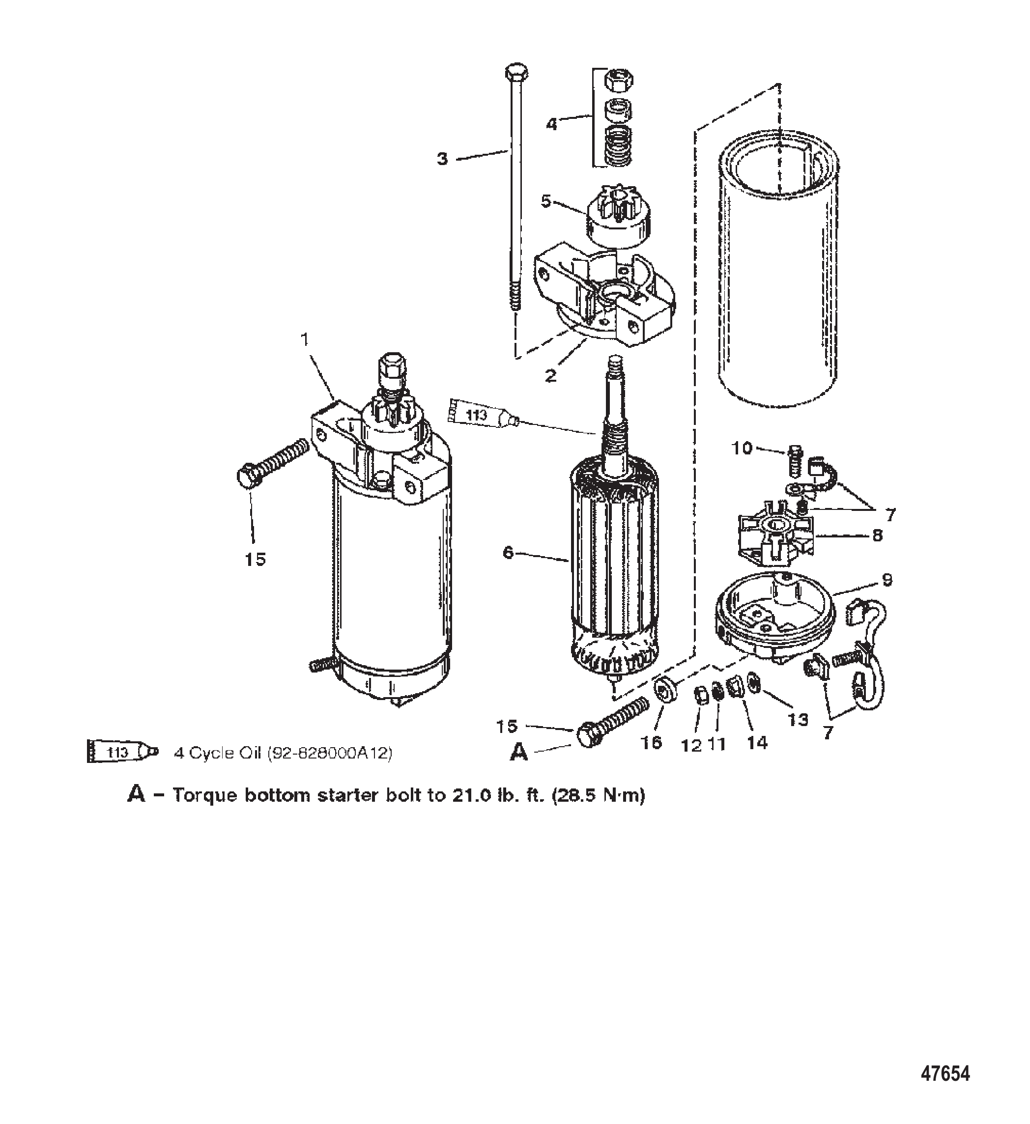 启动马达 STARTER MOTOR