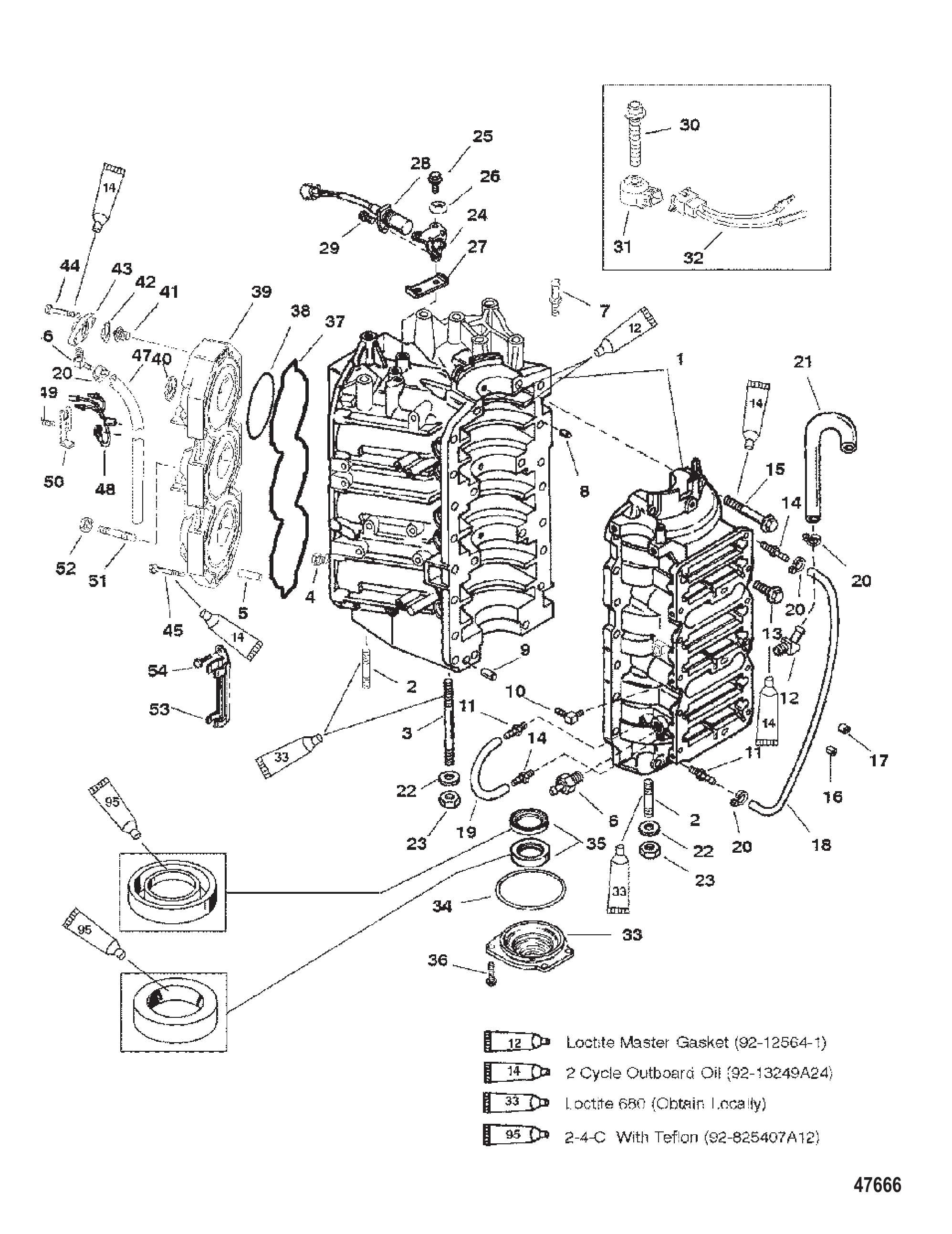 气缸体与端盖 CYLINDER BLOCK AND END CAP