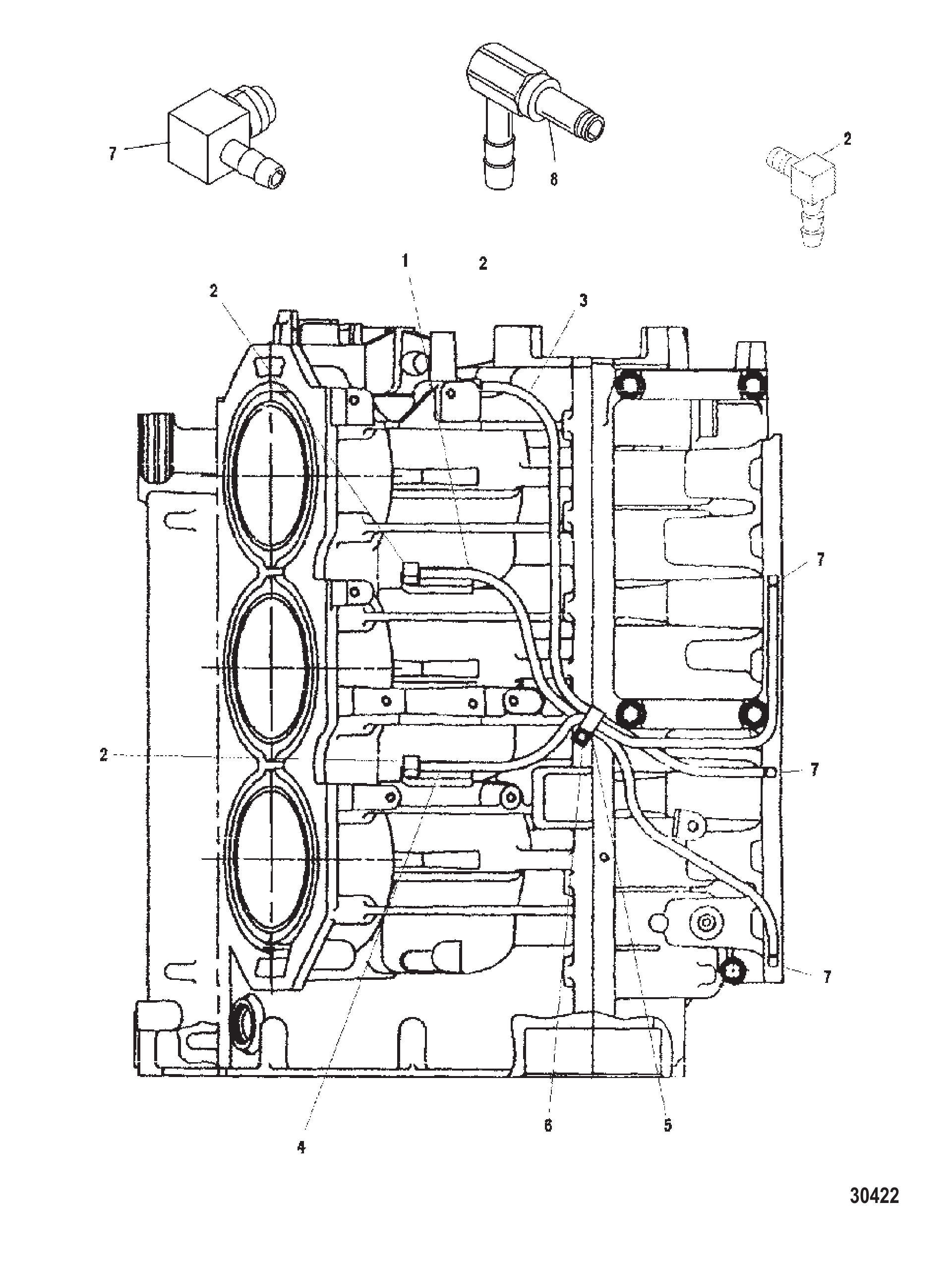 右舷中央主润滑系统 STARBOARD CENTER MAIN OILING SYSTEM