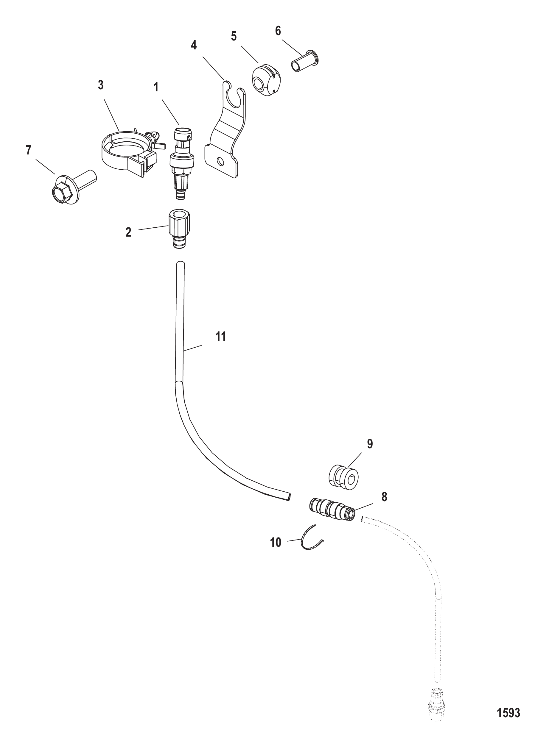 速度计传感器(序列号0T979999及以下) Speedometer Pickup (Serial Number 0T979999 and Below)