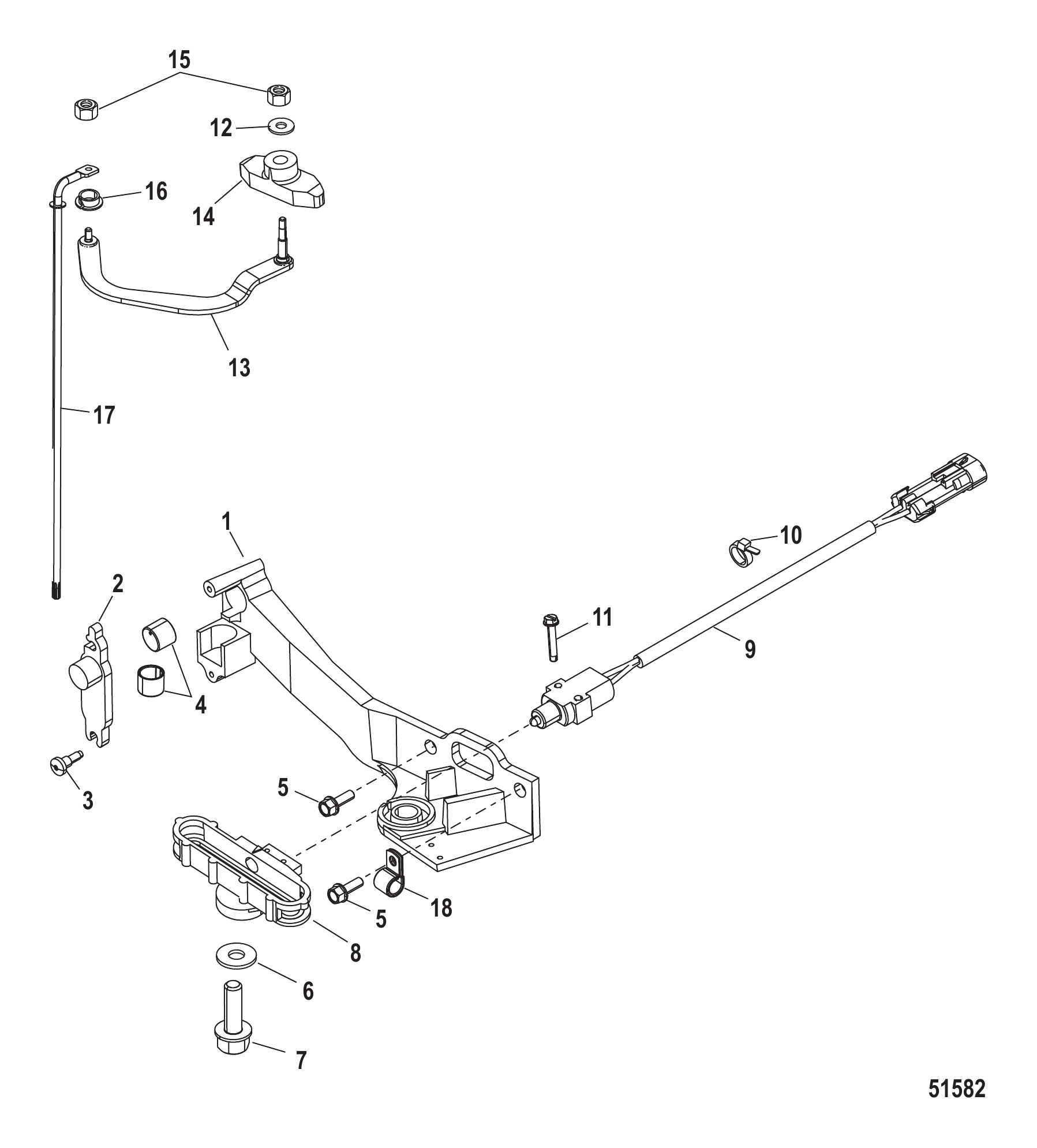 Shift Linkage SN# 1B973743 and below