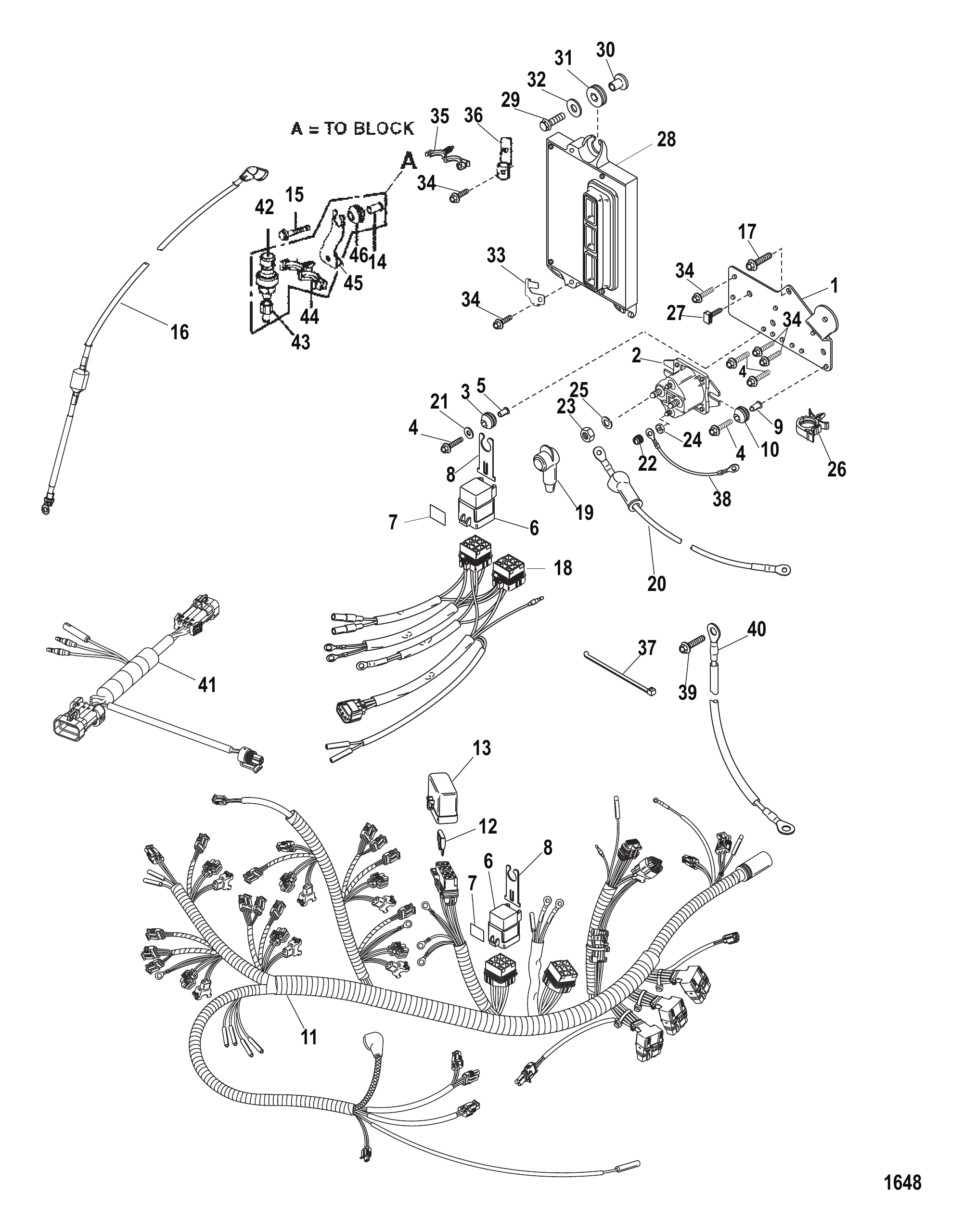 Solenoid Plate And Electrical Wiring