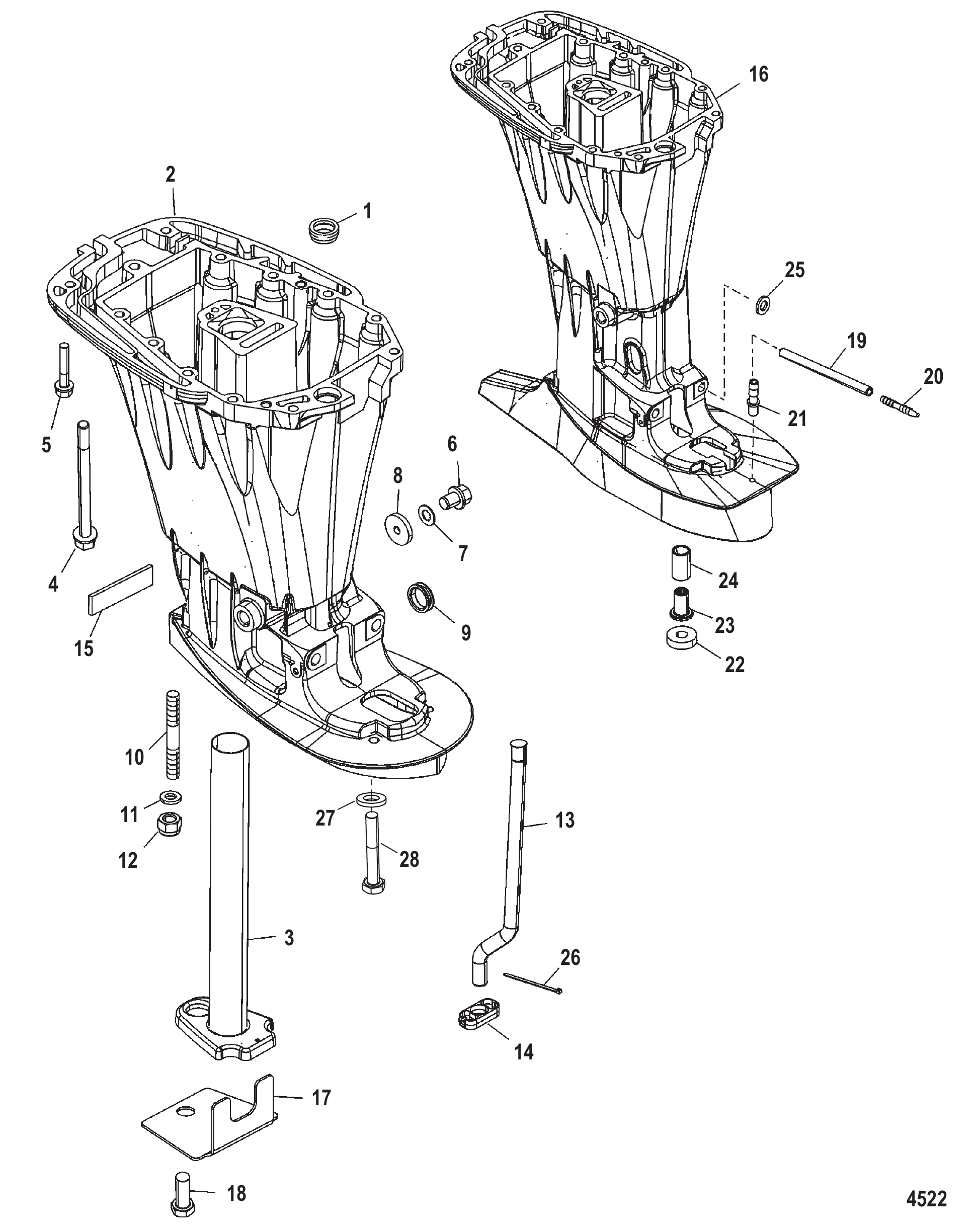 驱动轴壳体 Driveshaft Housing