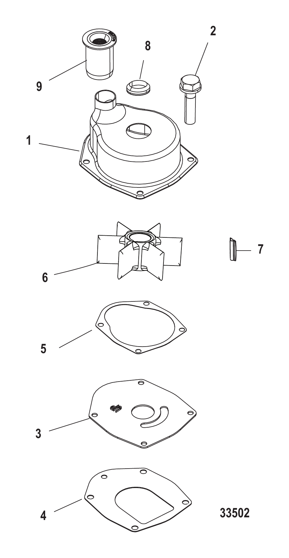 水泵套件(喷射型) Water Pump Kit Jet