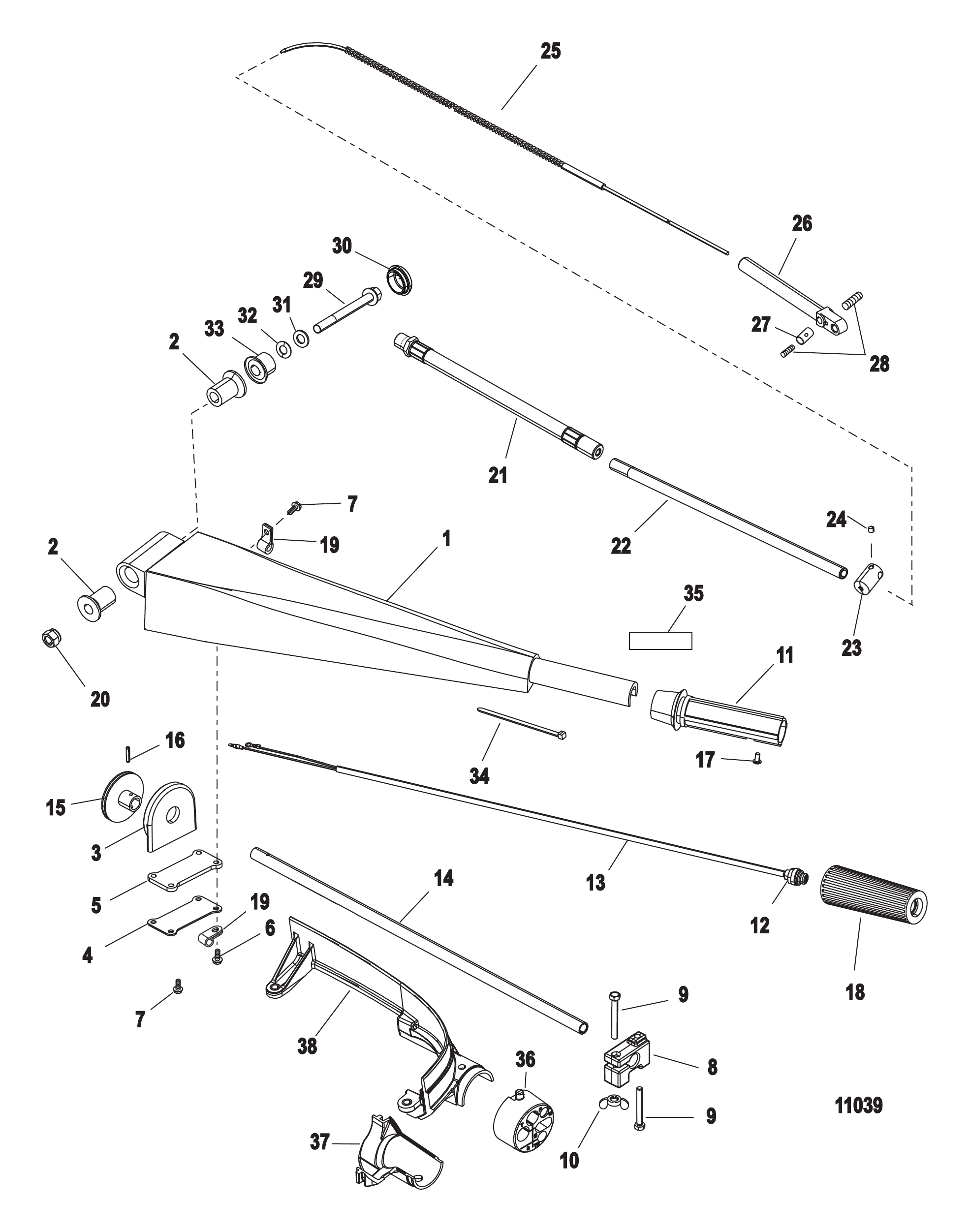 转向手柄套件 896648A09 Steering Handle Kit 896648A09