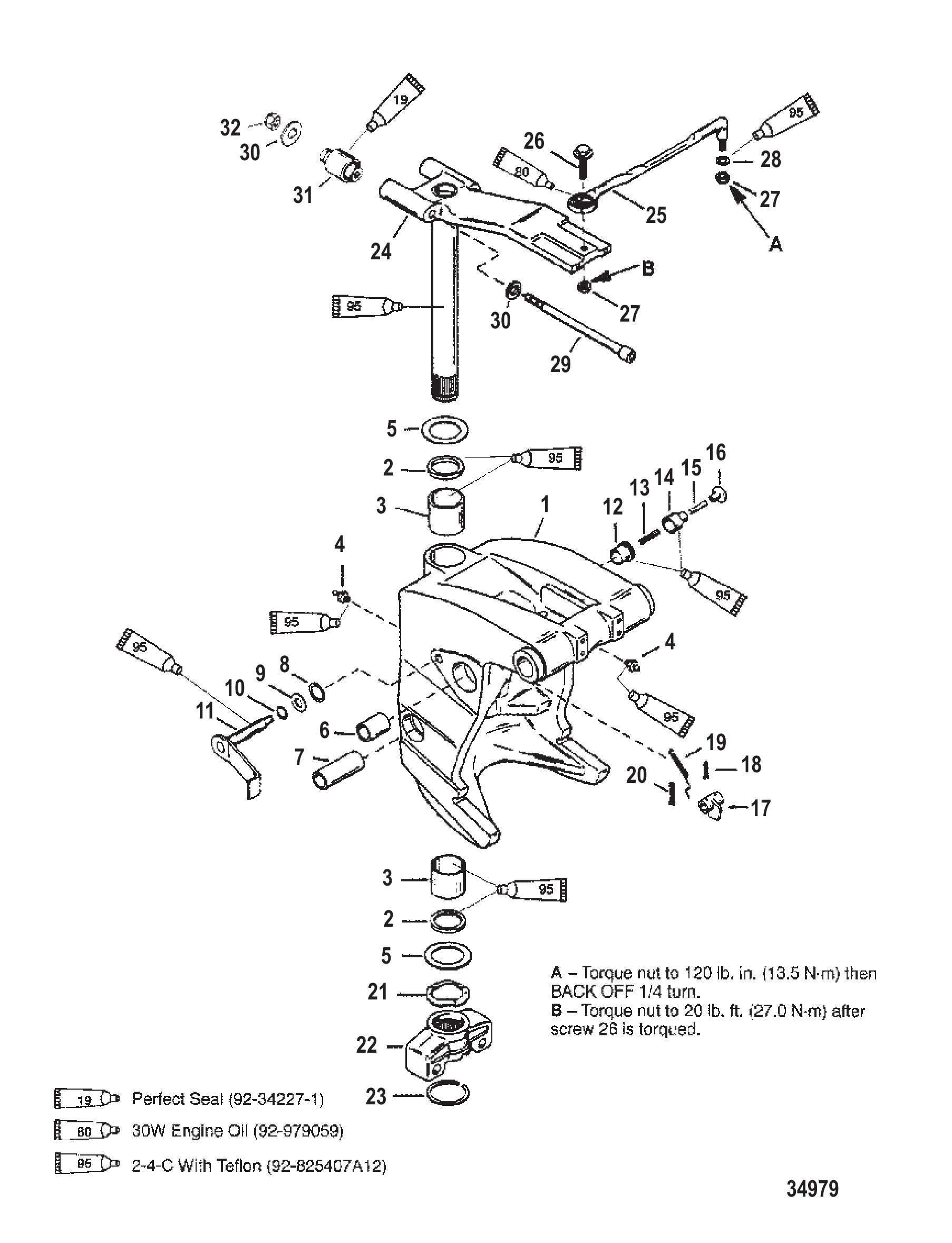 Swivel Bracket and Steering Arm Short