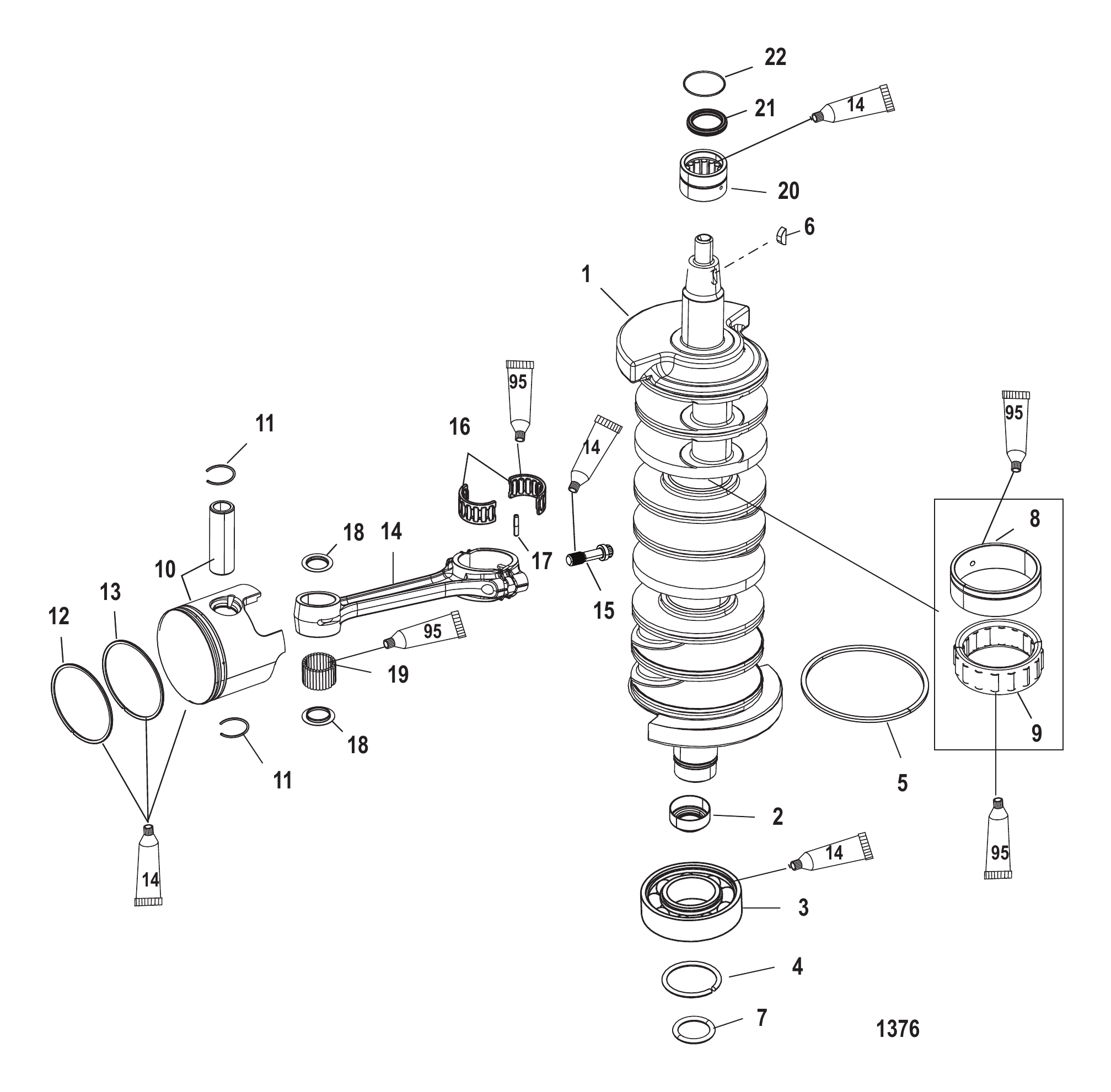 曲轴、活塞及连杆 Crankshaft, Pistons and Connecting Rods