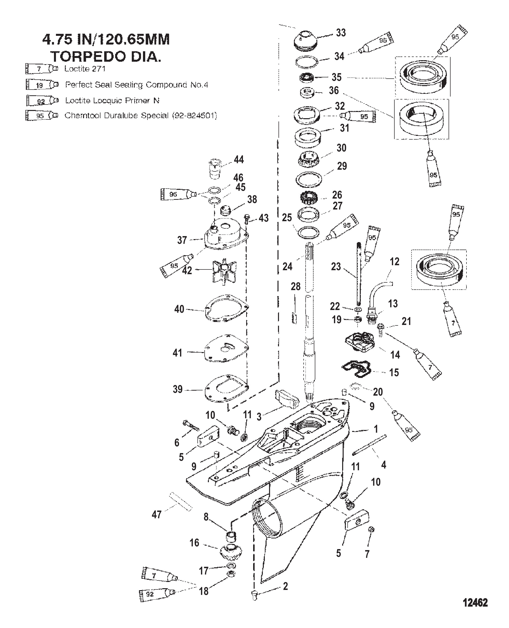 Gear Hsg (Driveshaft)(C/R)(S/N-0G960500 &amp; Up)