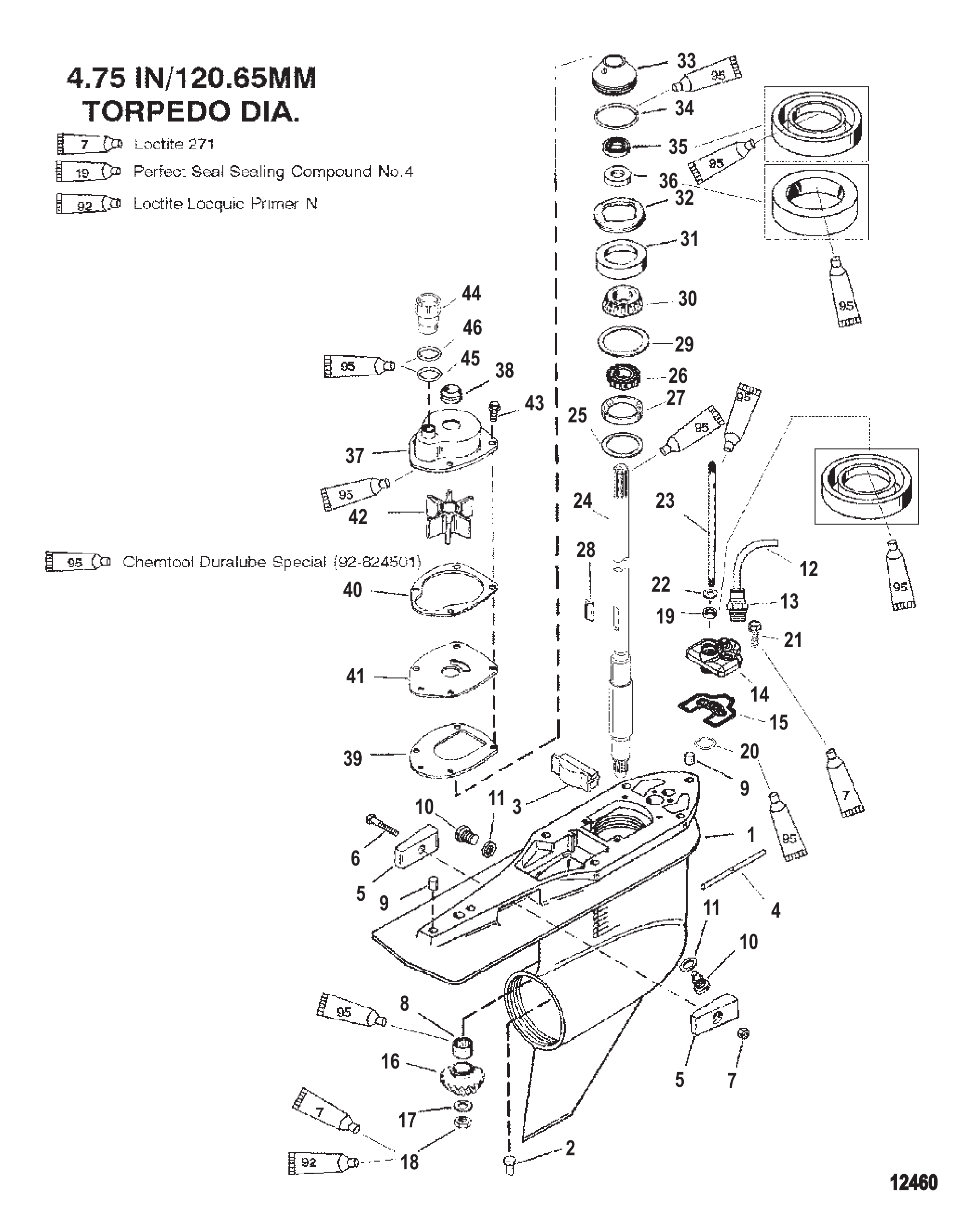 Gear Hsg (Driveshaft)(Std)(S/N-0G960500 &amp; Up)