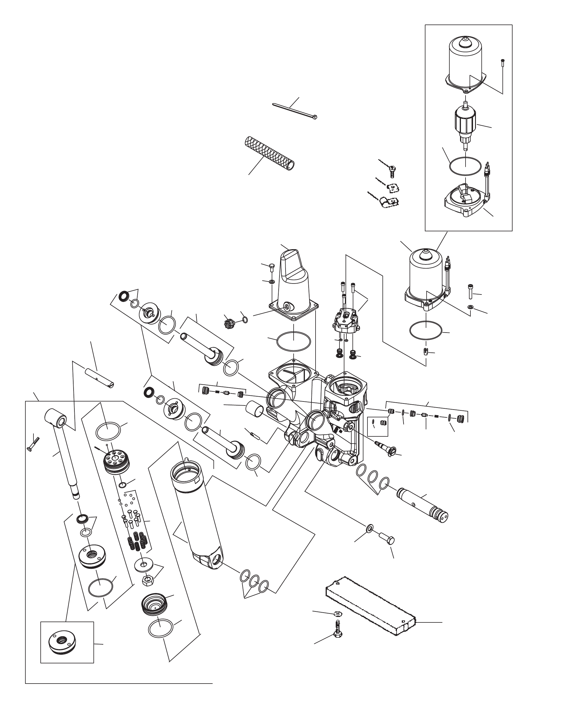 动力升降组件金属马达壳 Power Trim Components Metal Motor Housing