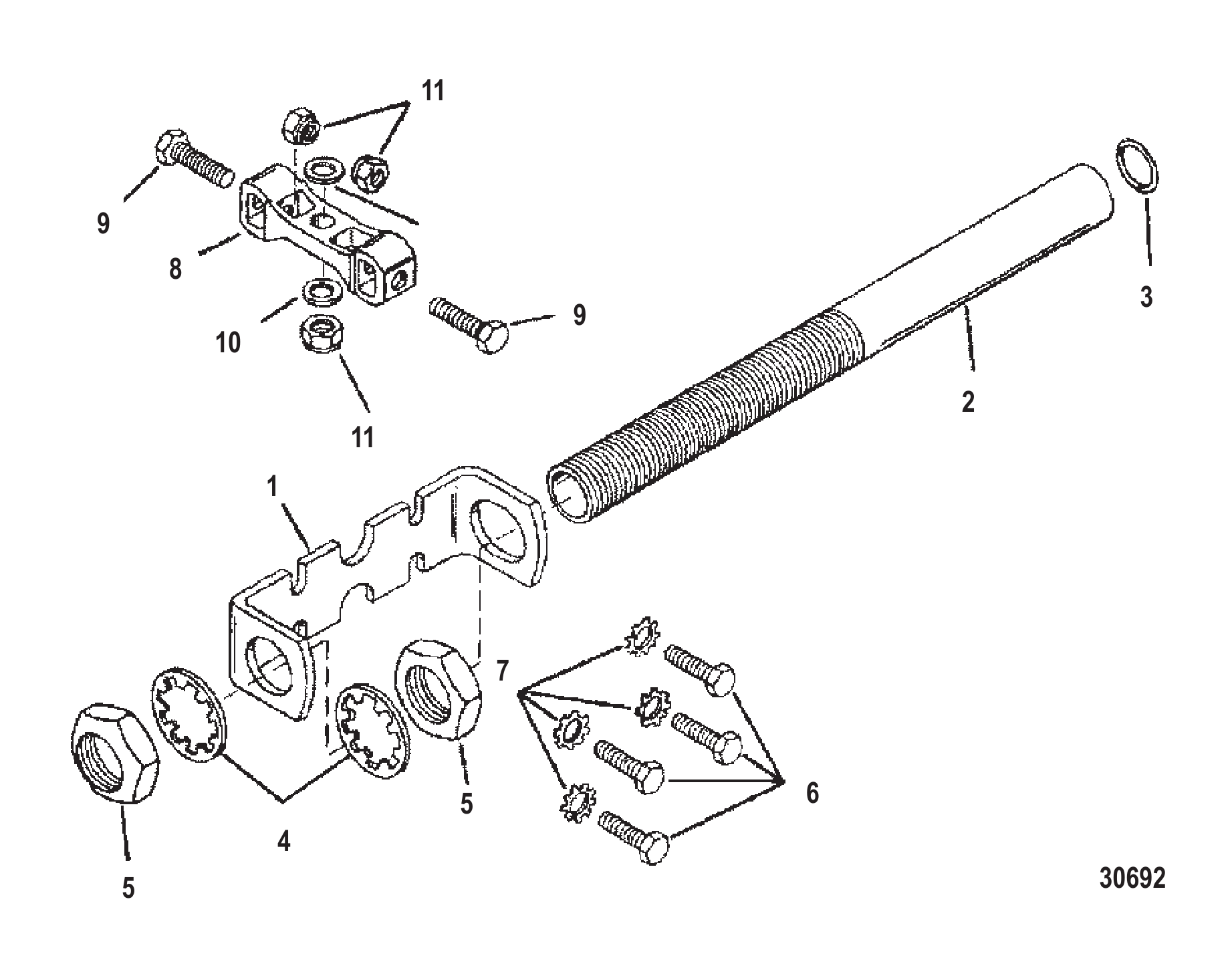 Swivel Bracket and Steering Arm Long
