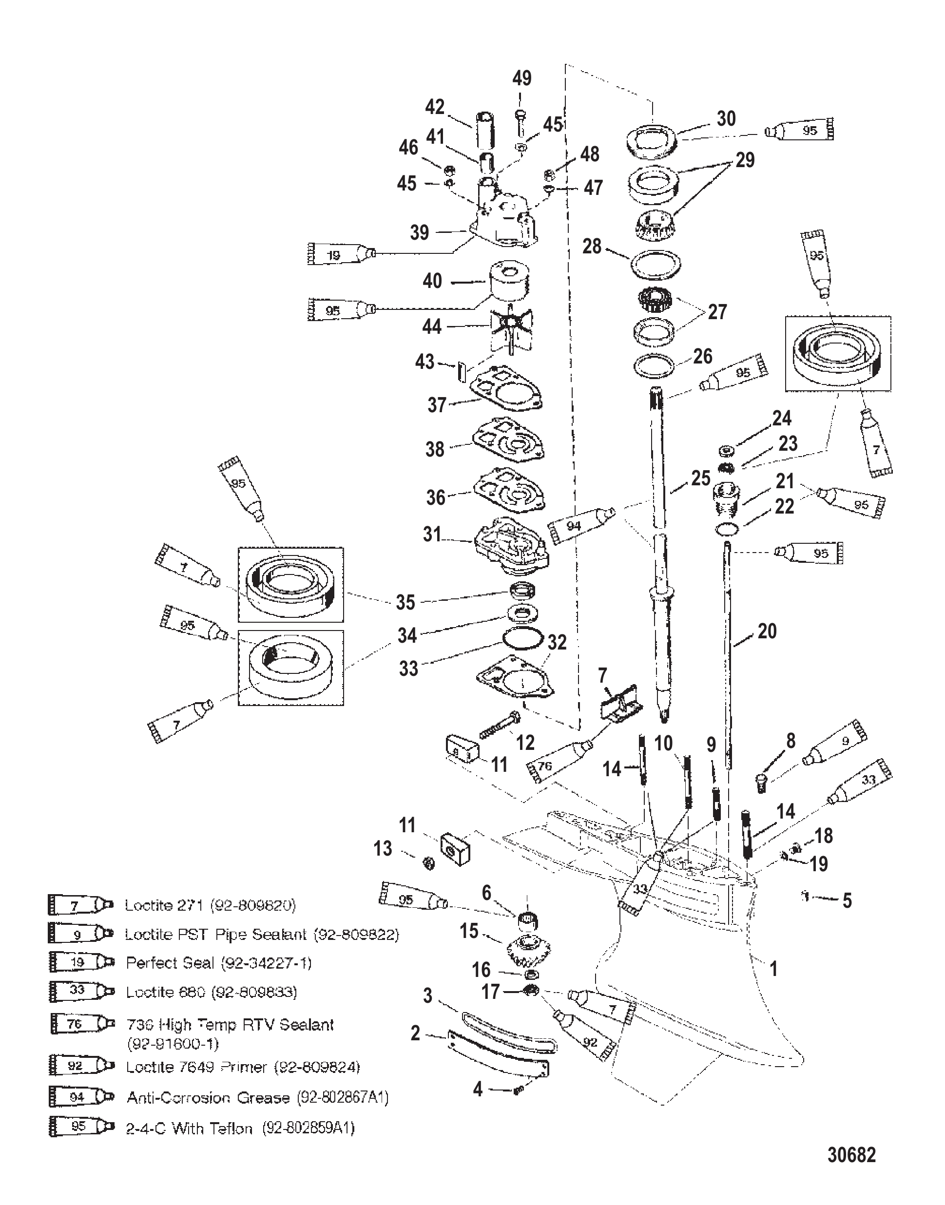 Gear Housing Driveshaft-Standard-SportMaster