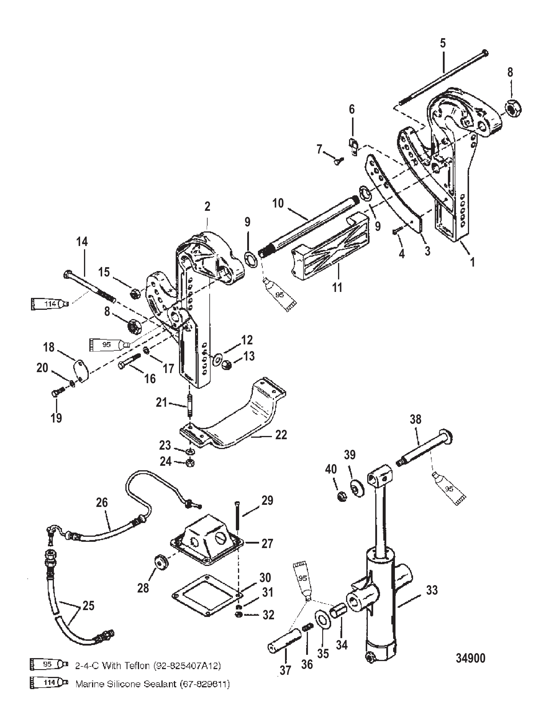 Transom Brackets (Short/Offshore)