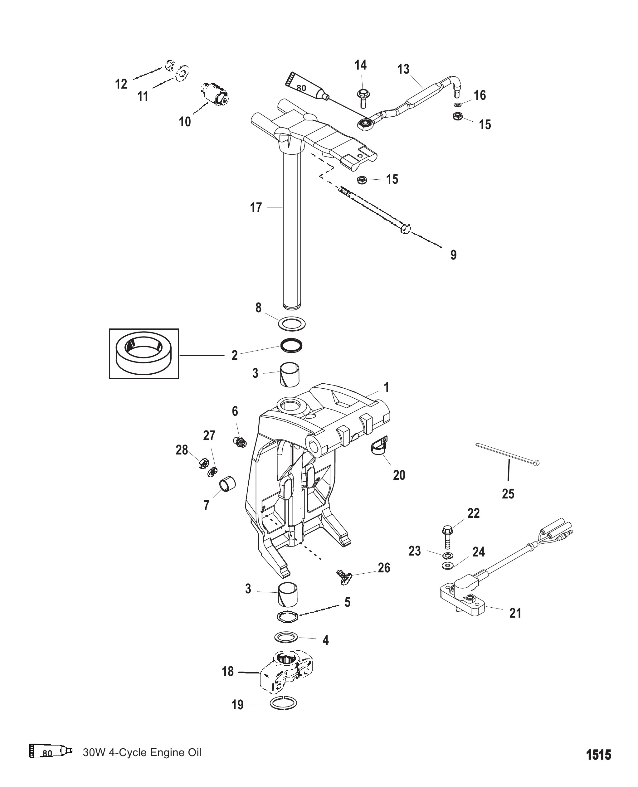 Swivel Bracket And Steering Arm (Long)
