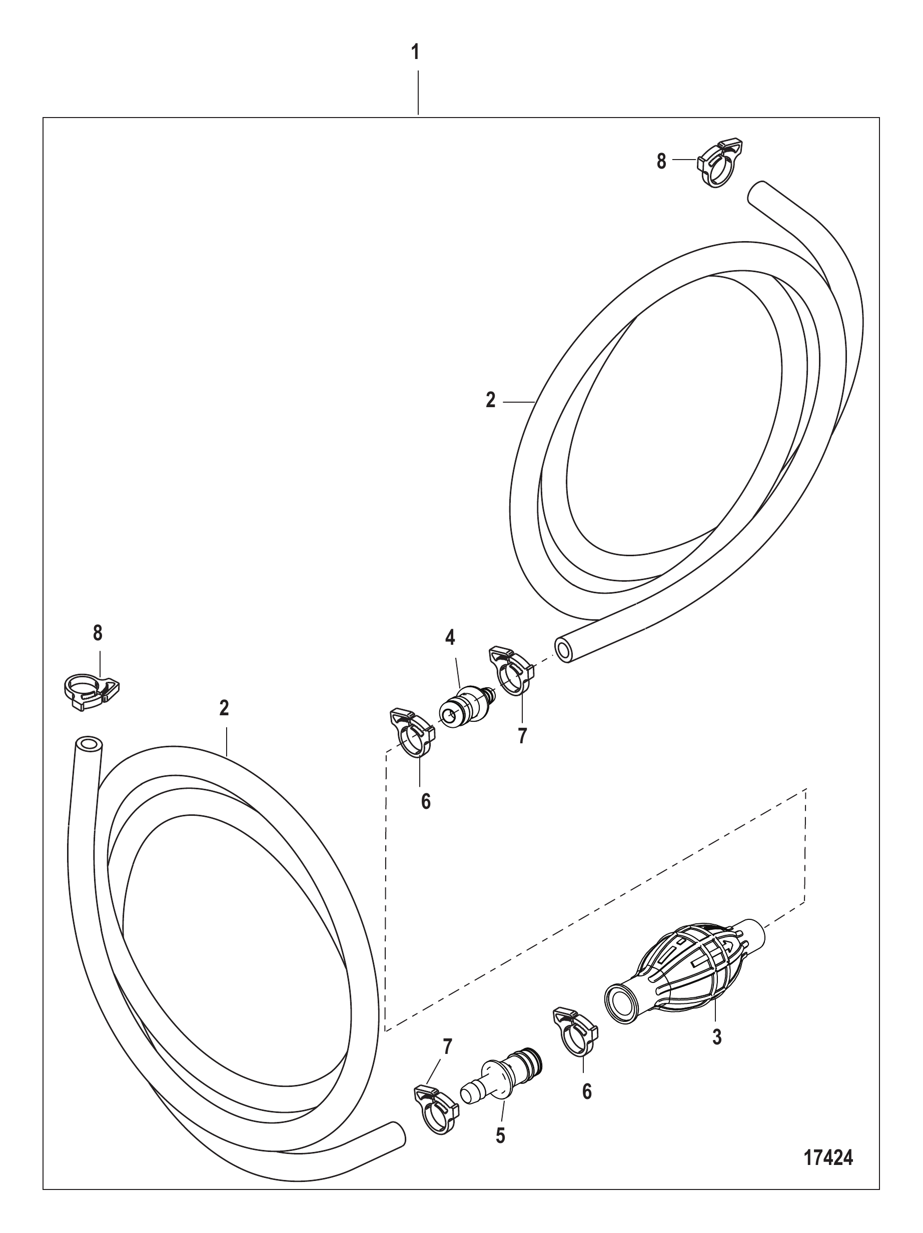 燃油管路总成 Fuel Line Assembly