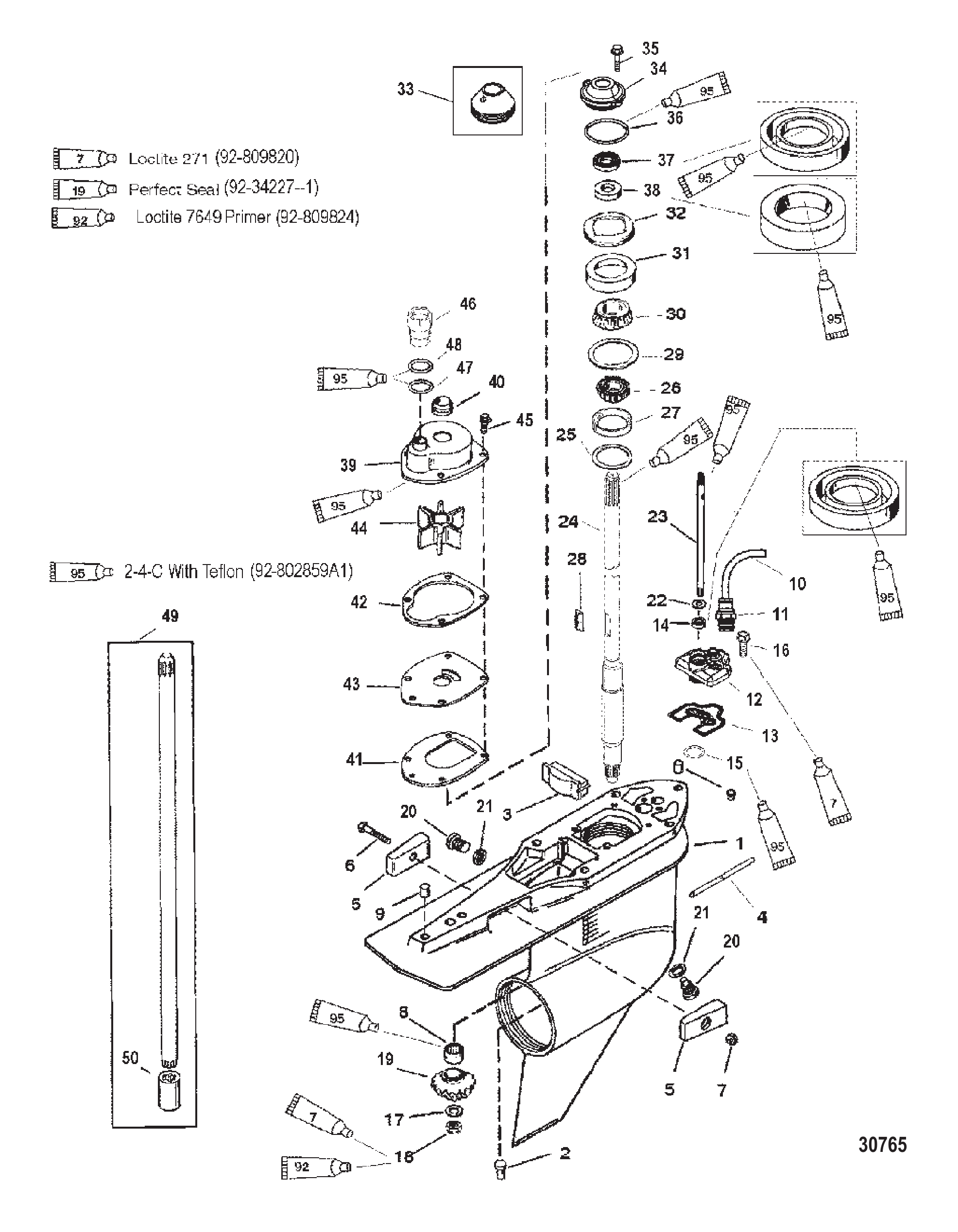 GEAR HSG. (DRIVESHAFT)(STD)(S/N-0T235000 &amp; UP)