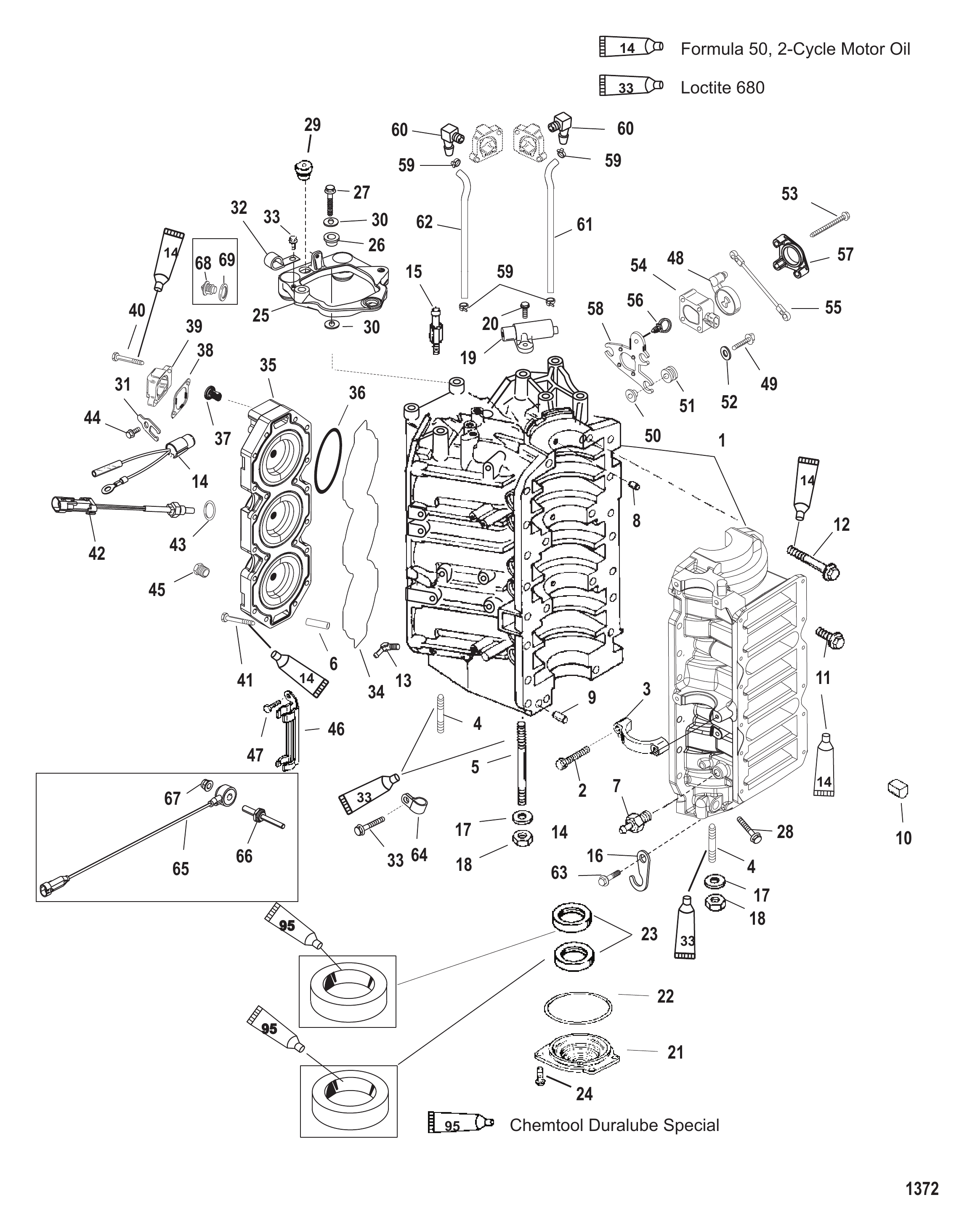 气缸体与端盖 CYLINDER BLOCK AND END CAP